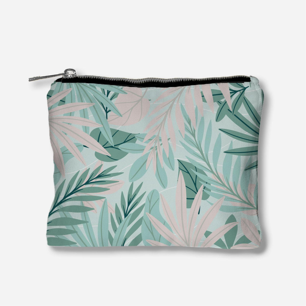 Suasana Series Full Print Zipper Pouch - Ash Green