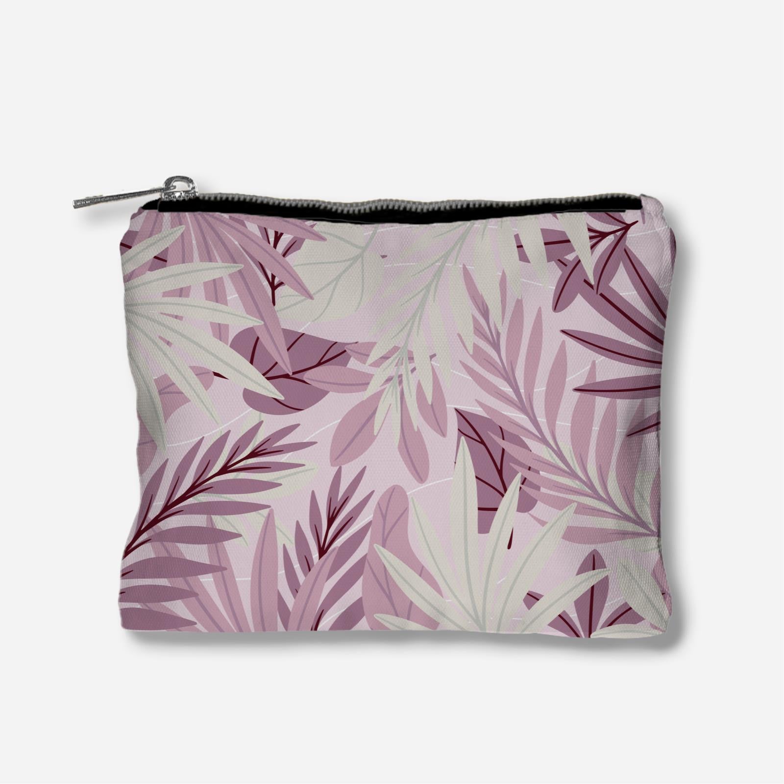 Suasana Series Full Print Zipper Pouch - Ash Pink