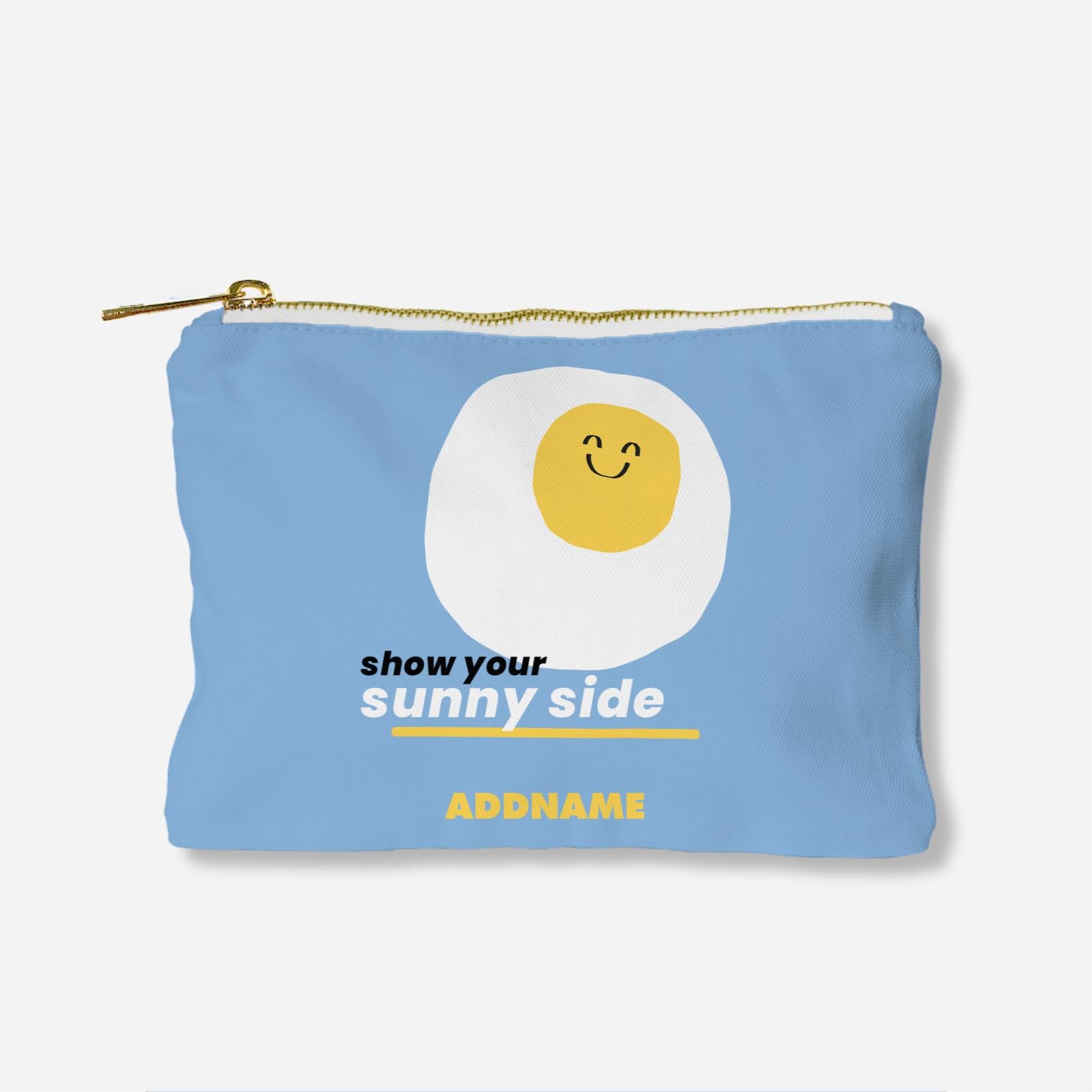 Be Confident Series Zipper Pouch - Stay Positive - Show Your Sunny Side
