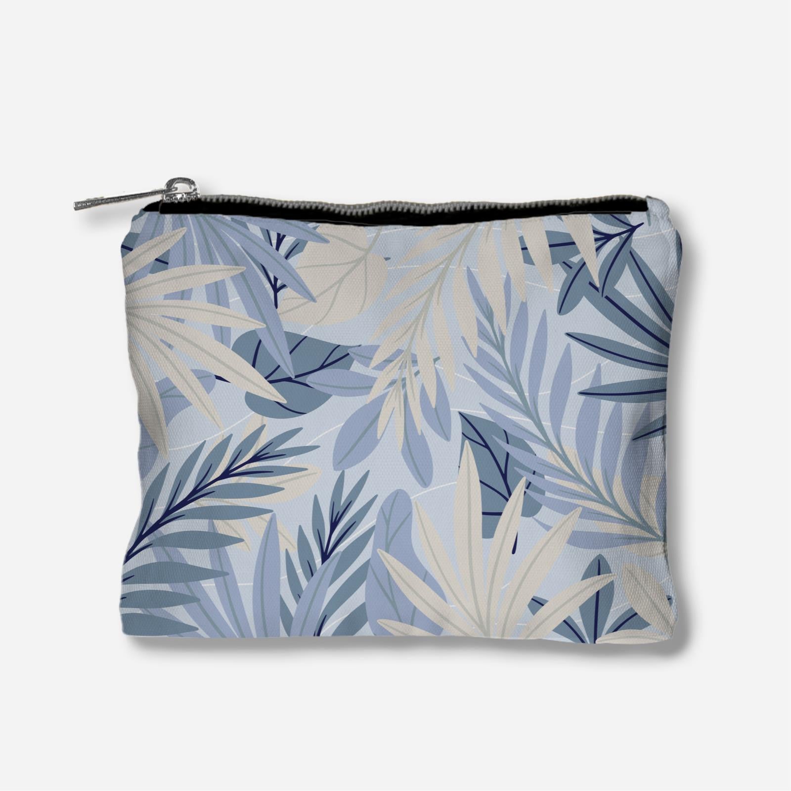 Suasana Series Full Print Zipper Pouch - Ash Blue