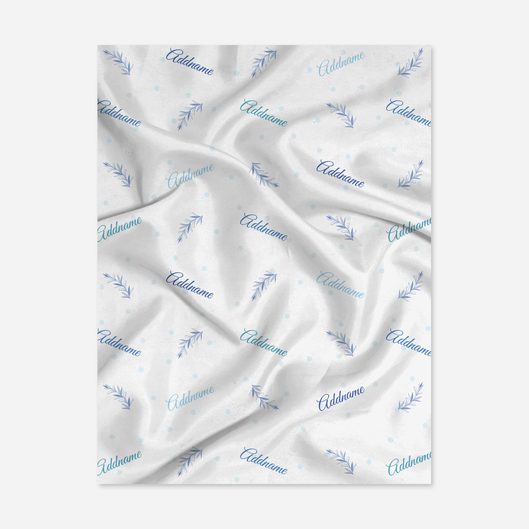 Wreath Boy Baby Blanket