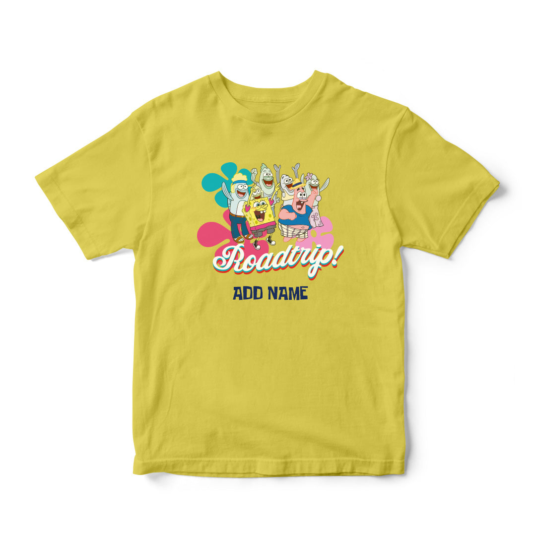 SpongeBob - Bob Roadtrip Personalized Kid's T-Shirt