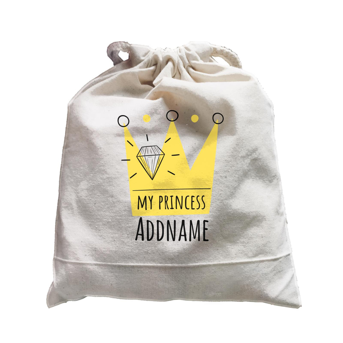 Drawn Crown My Princess Addname Satchel