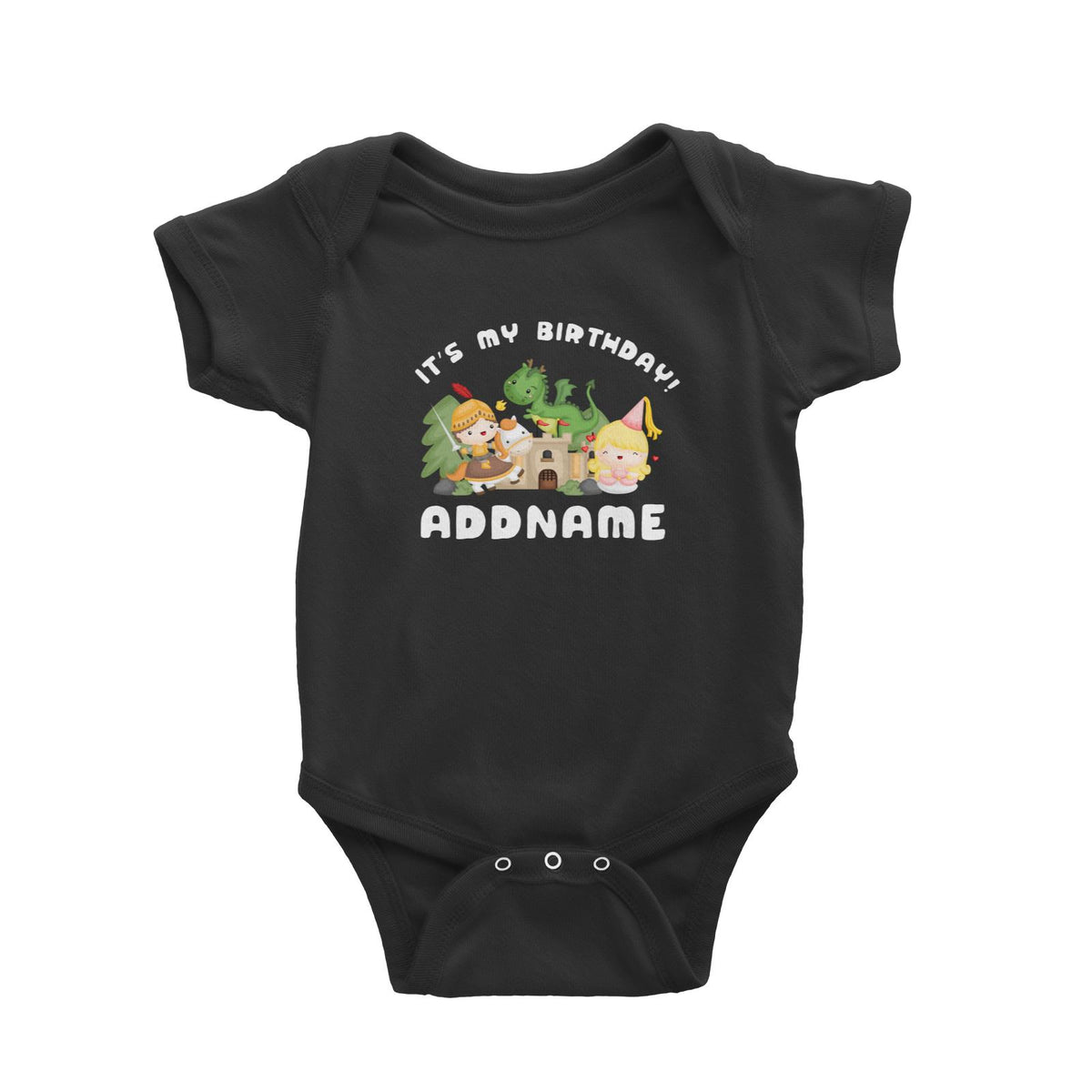 Birthday Royal Group It's My Birthday Addname Baby Romper