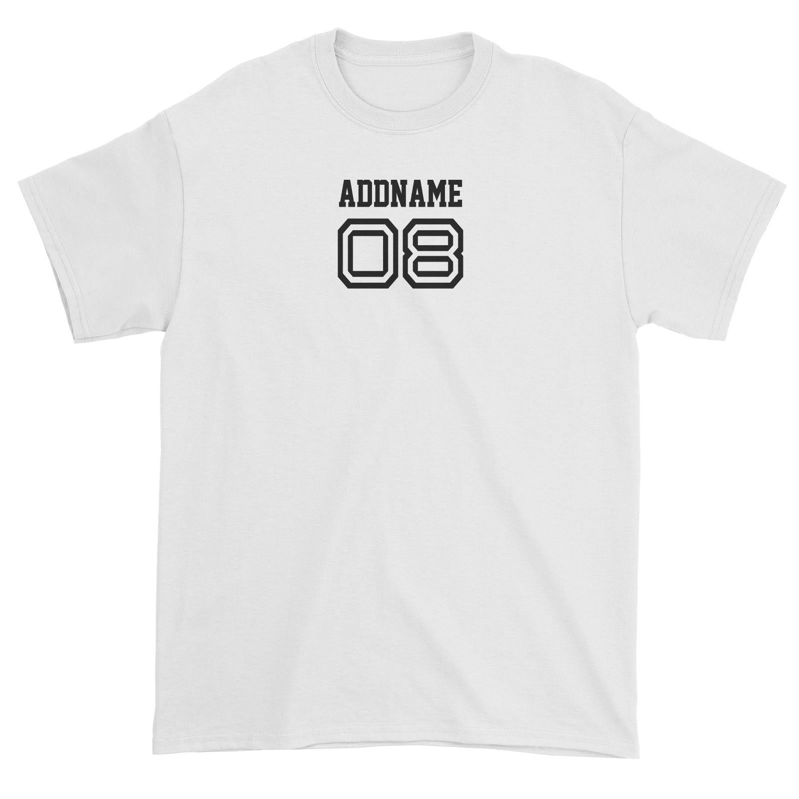 Name Number Family Addname Unisex T-Shirt