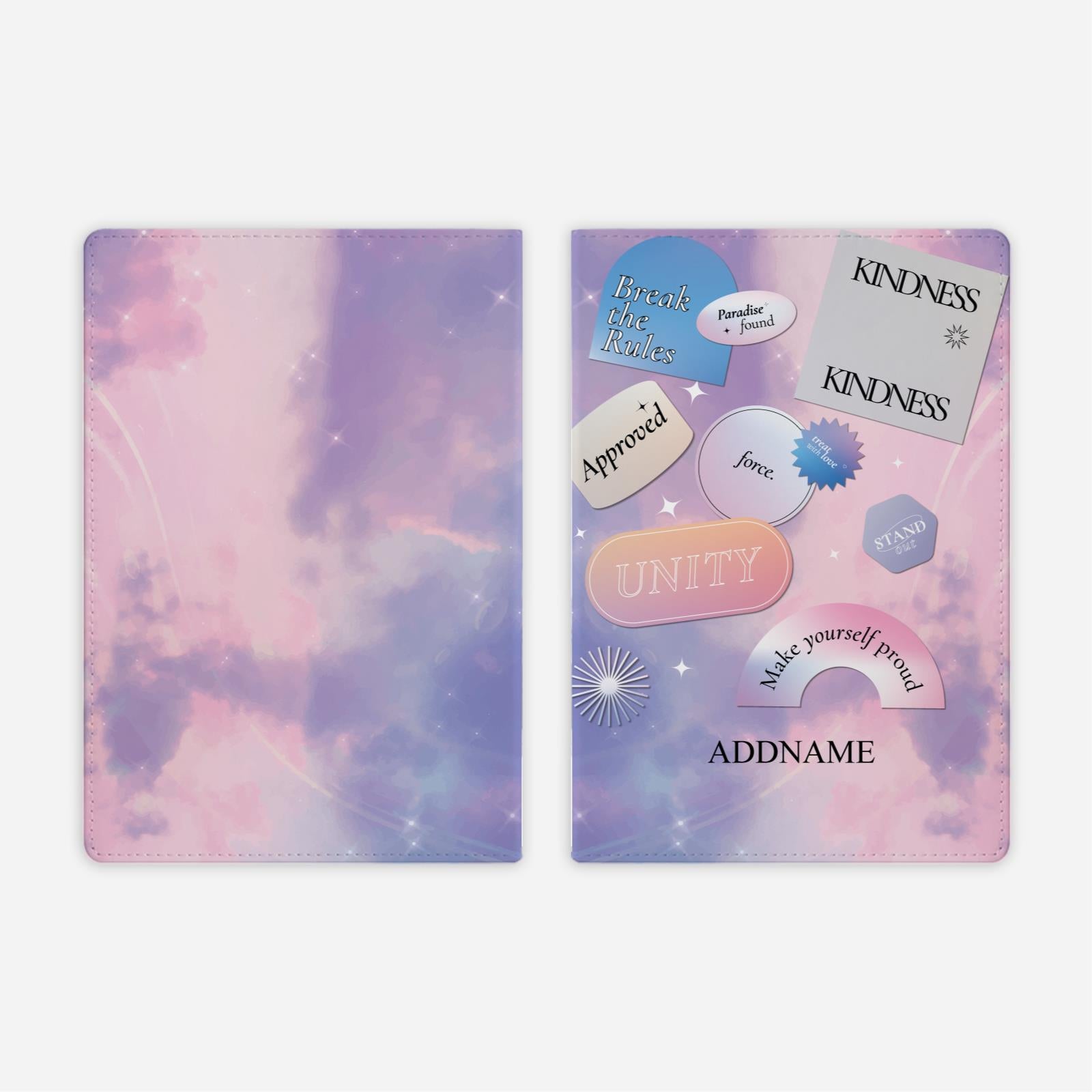 Be Confident Series Full Print Cover Notebook - Wholesome label