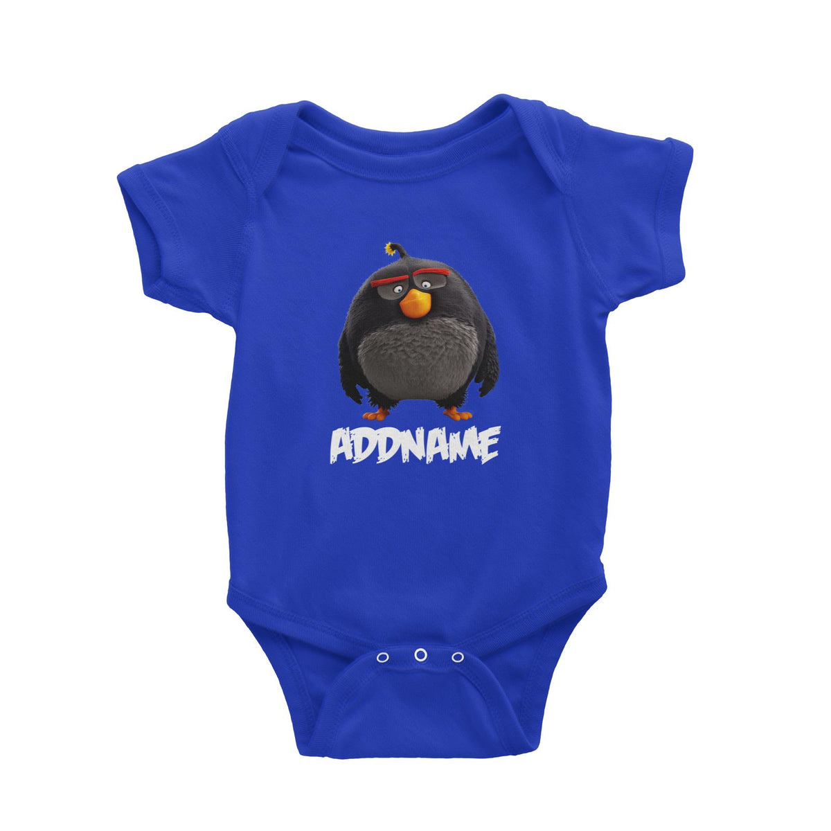 Angry Bird Bomb Addname Baby Romper