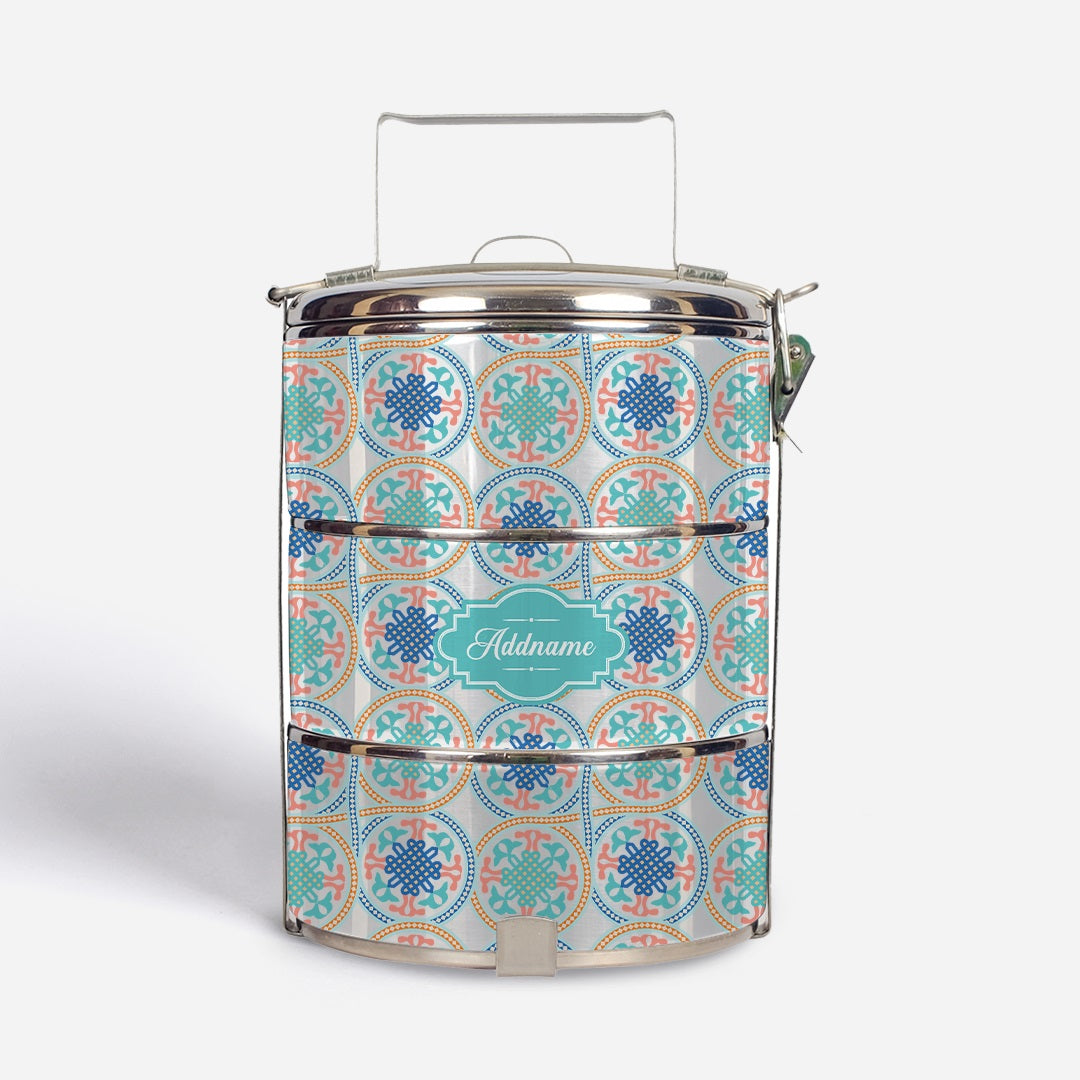 Moroccan Series - Chahid  - Three-Tier Tiffin Carrier