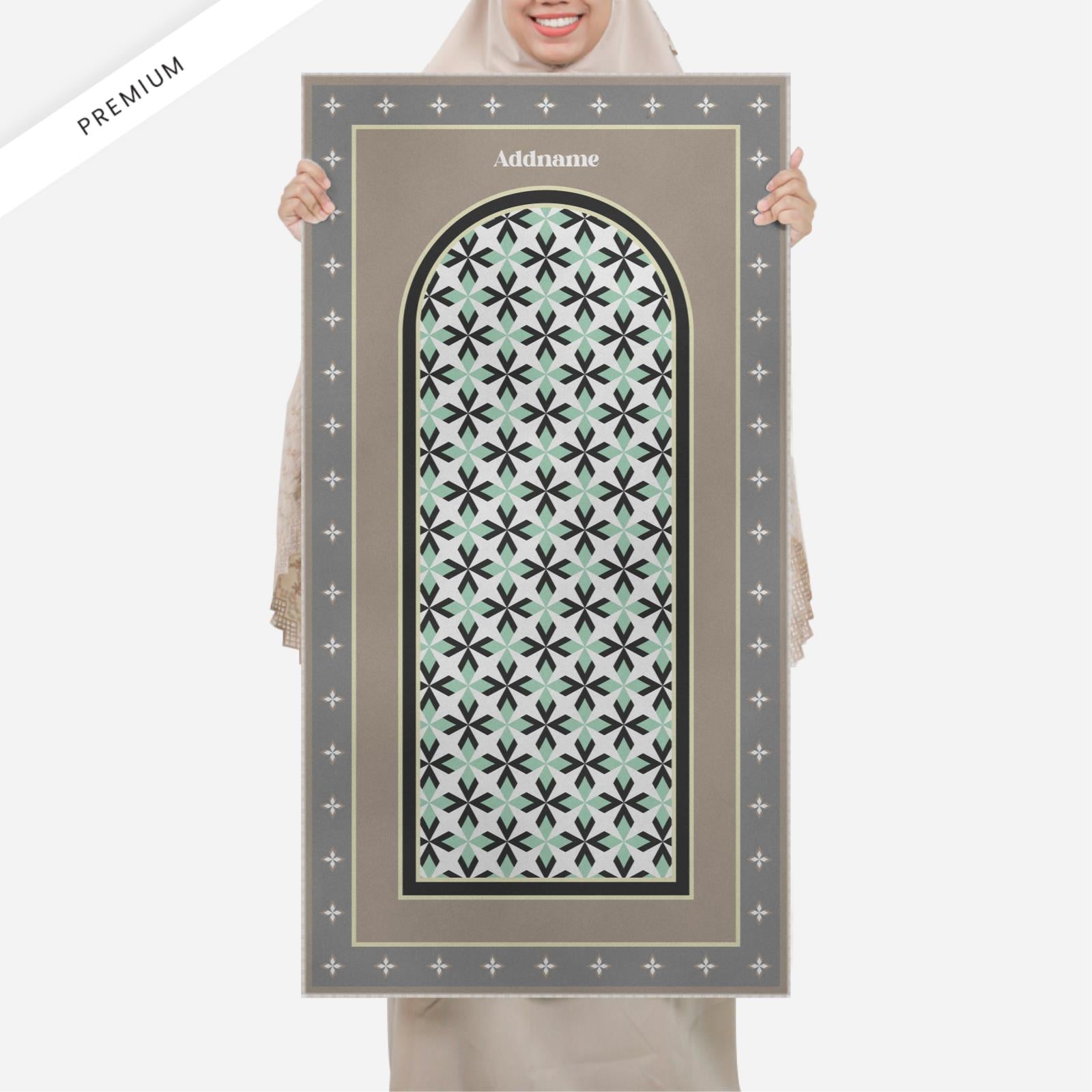 Ixora Series Premium Sejadah - Black