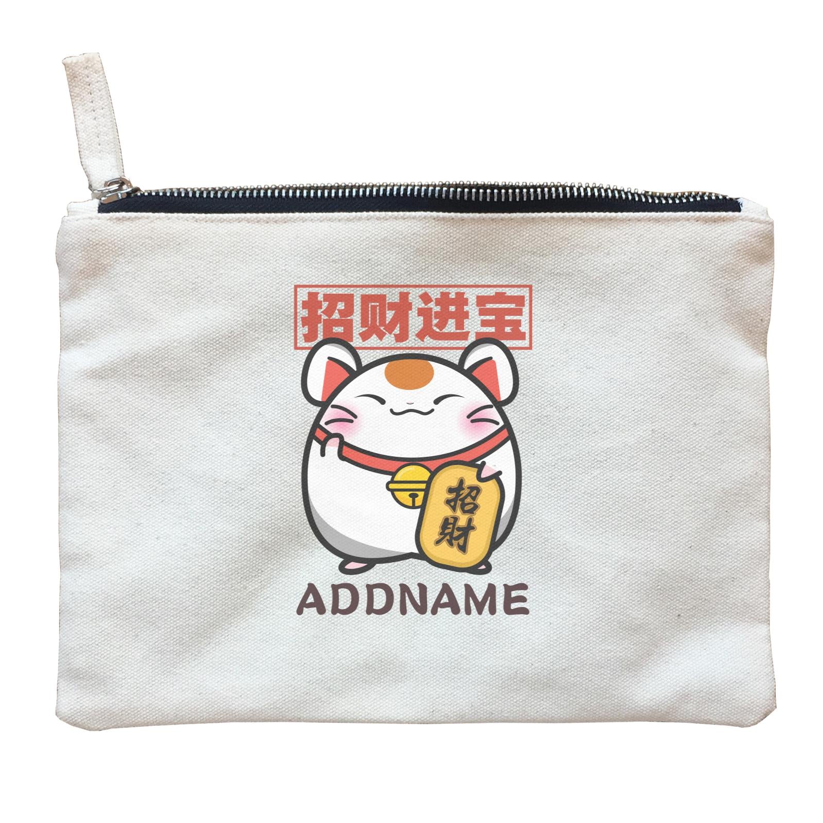 Prosperous Mouse Series Fortune Mouse Happy Fortune Accessories Zipper Pouch