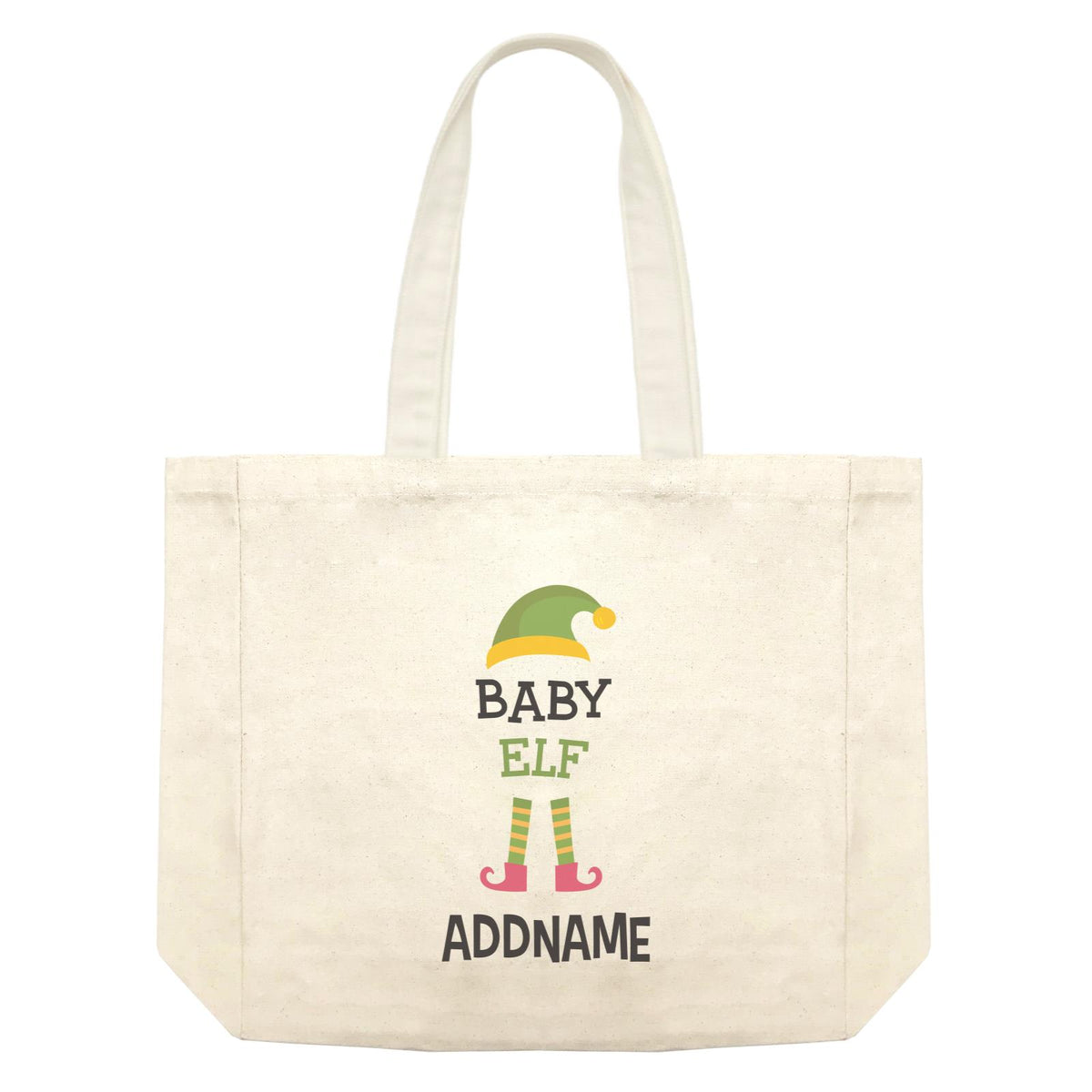 Christmas Series Baby Elf Shopping Bag
