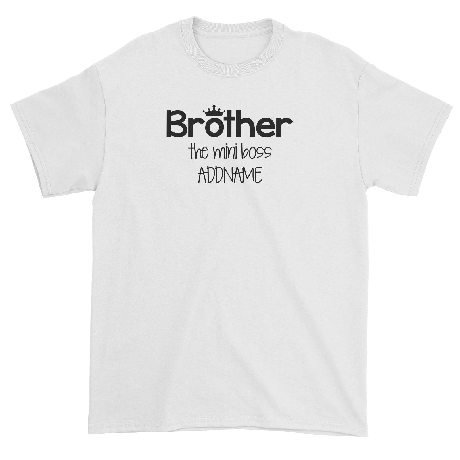 Brother with Crown The Mini Boss Unisex T-Shirt