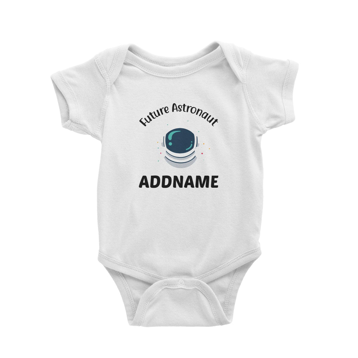 Future Astronaut Addname Baby Romper
