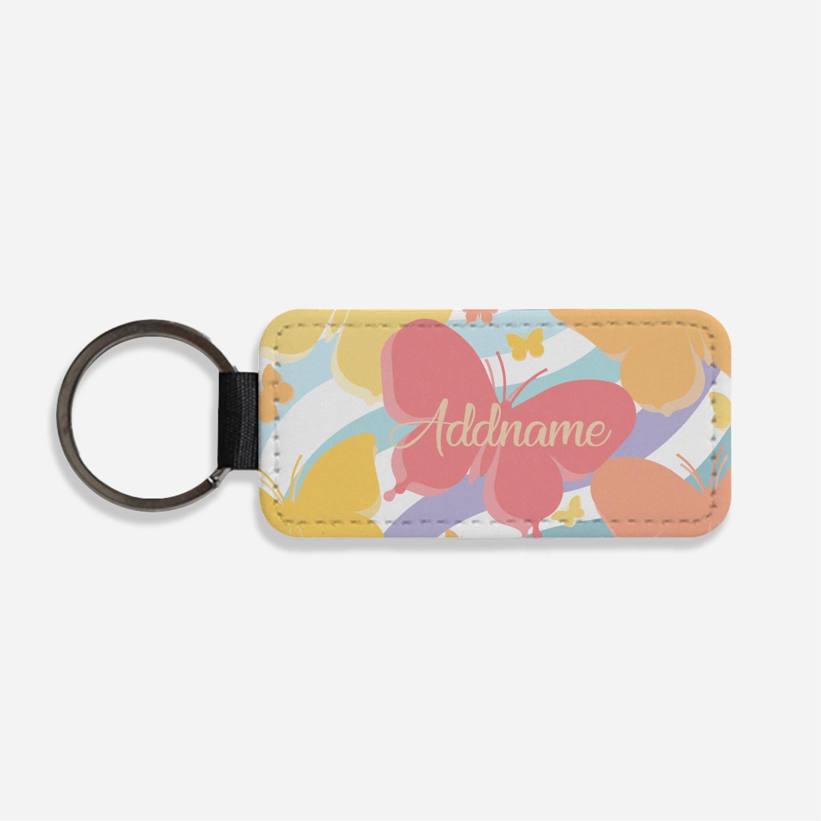 Butterfly Series Classic Keychain - Yellow