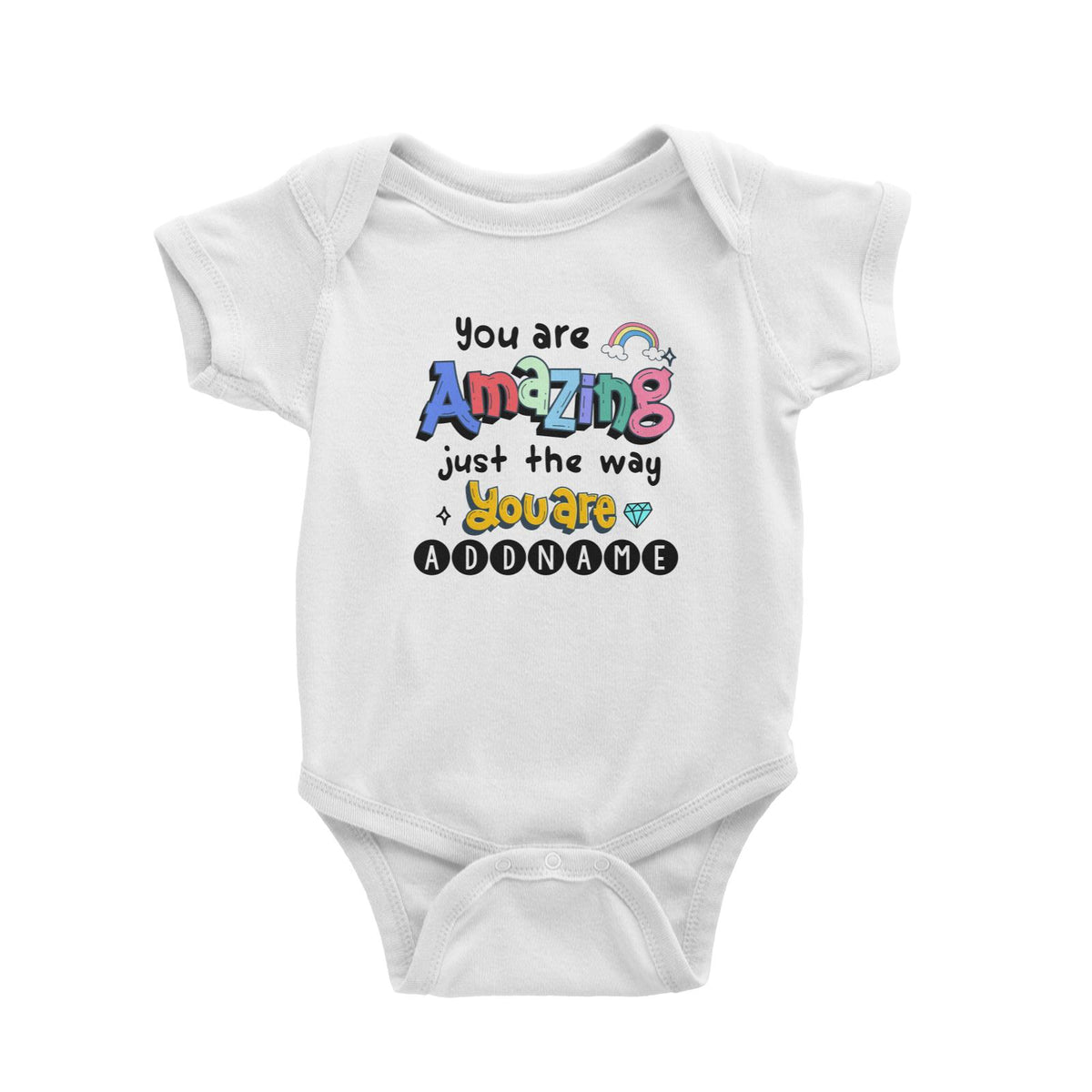 Children&#39;s Day Gift Series You Are Amazing Just The Way You Are Addname Baby Romper