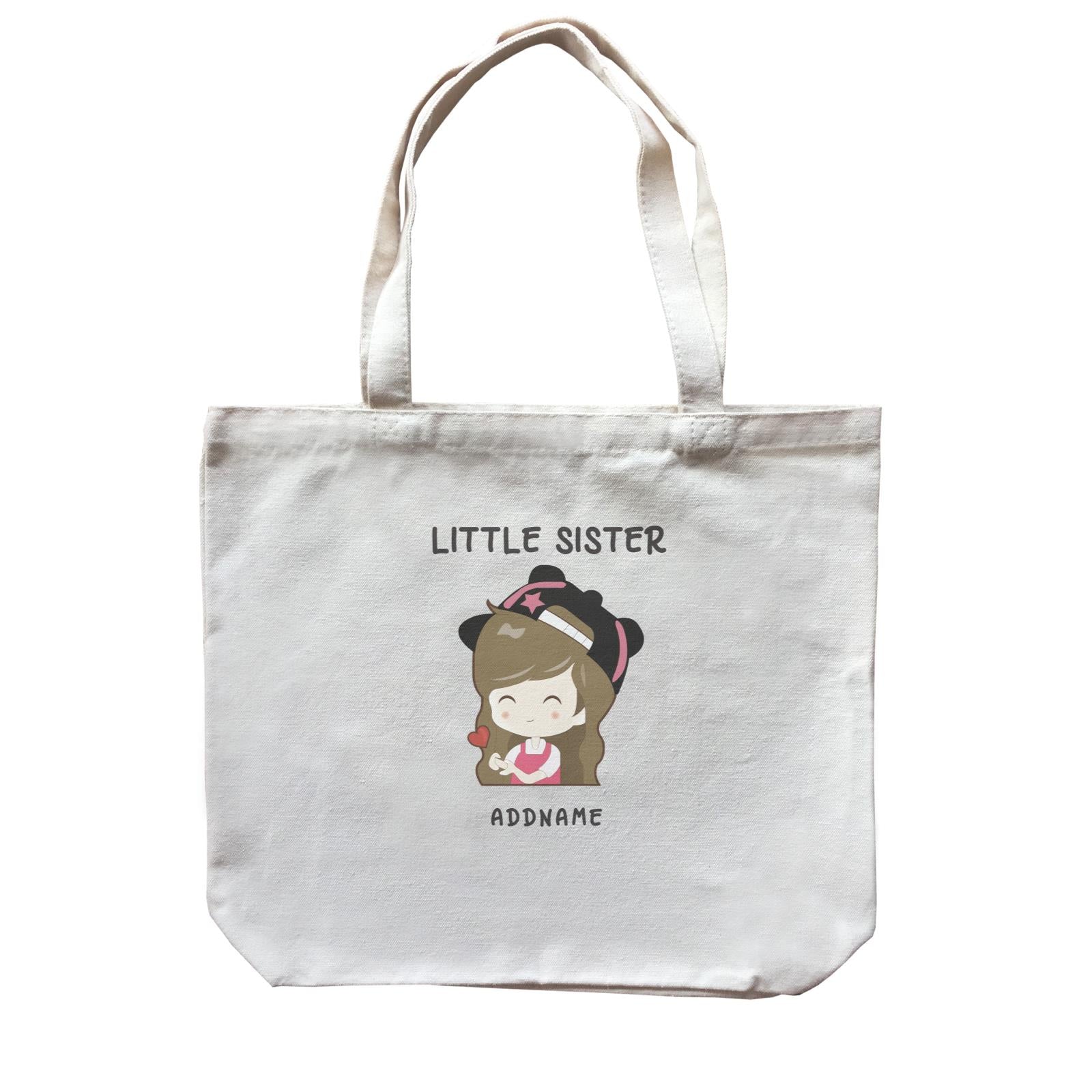 My Lovely Family Series Little Sister Addname Canvas Bag