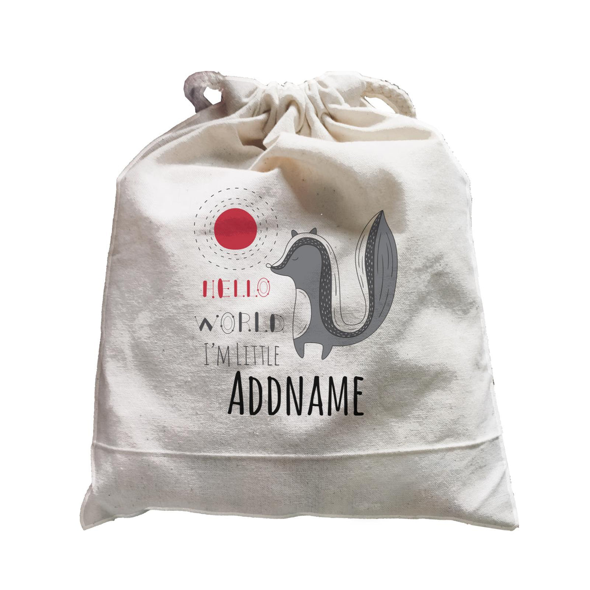 Drawn Greetings Animals Skunk Hello World Addname Satchel