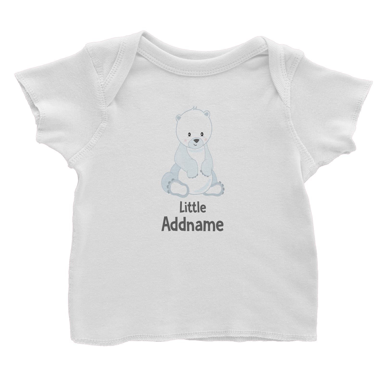 Arctic Animals Little Polar Bear Addname Baby T-Shirt