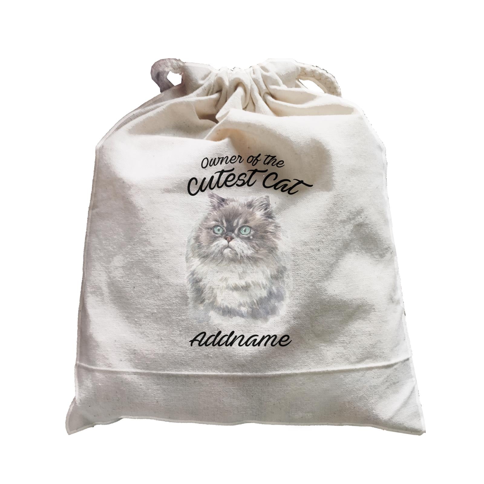 Watercolor Owner Of The Cutest Cat Himalayan Addname Satchel