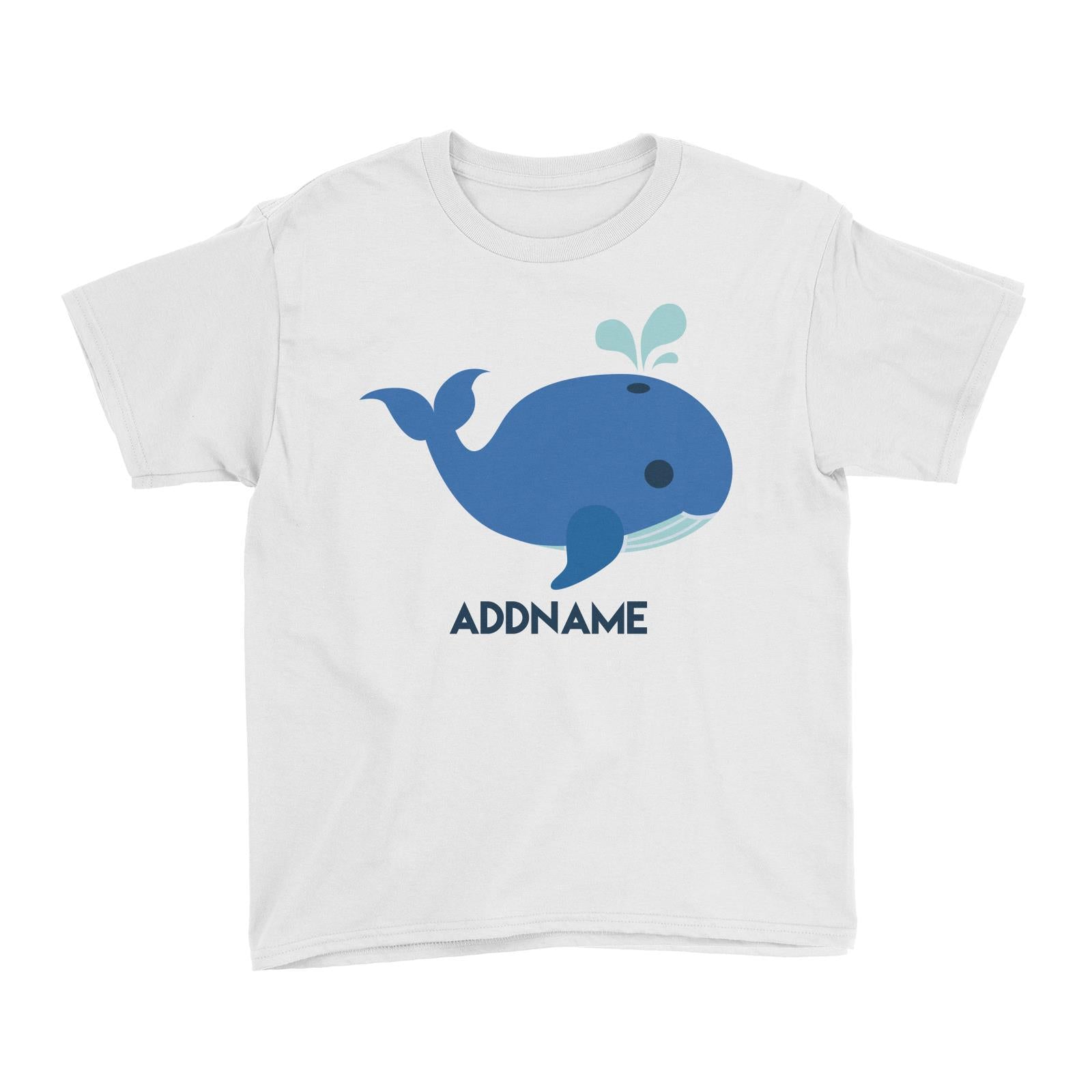 Sailor Whale Addname Kid's T-Shirt  Matching Family Personalizable Designs