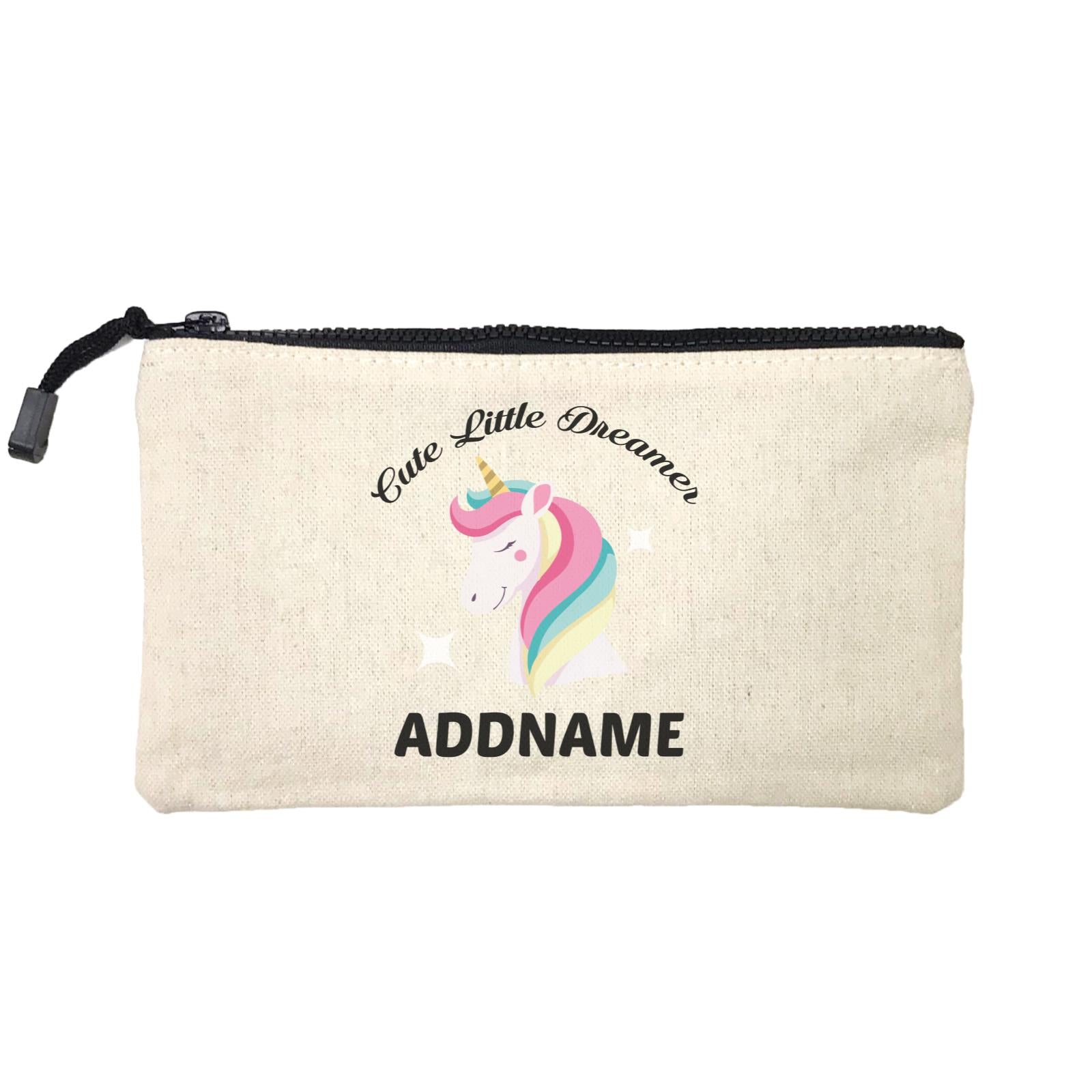 Unicorn Cute Little Dreamer Addname SP Stationery Pouch