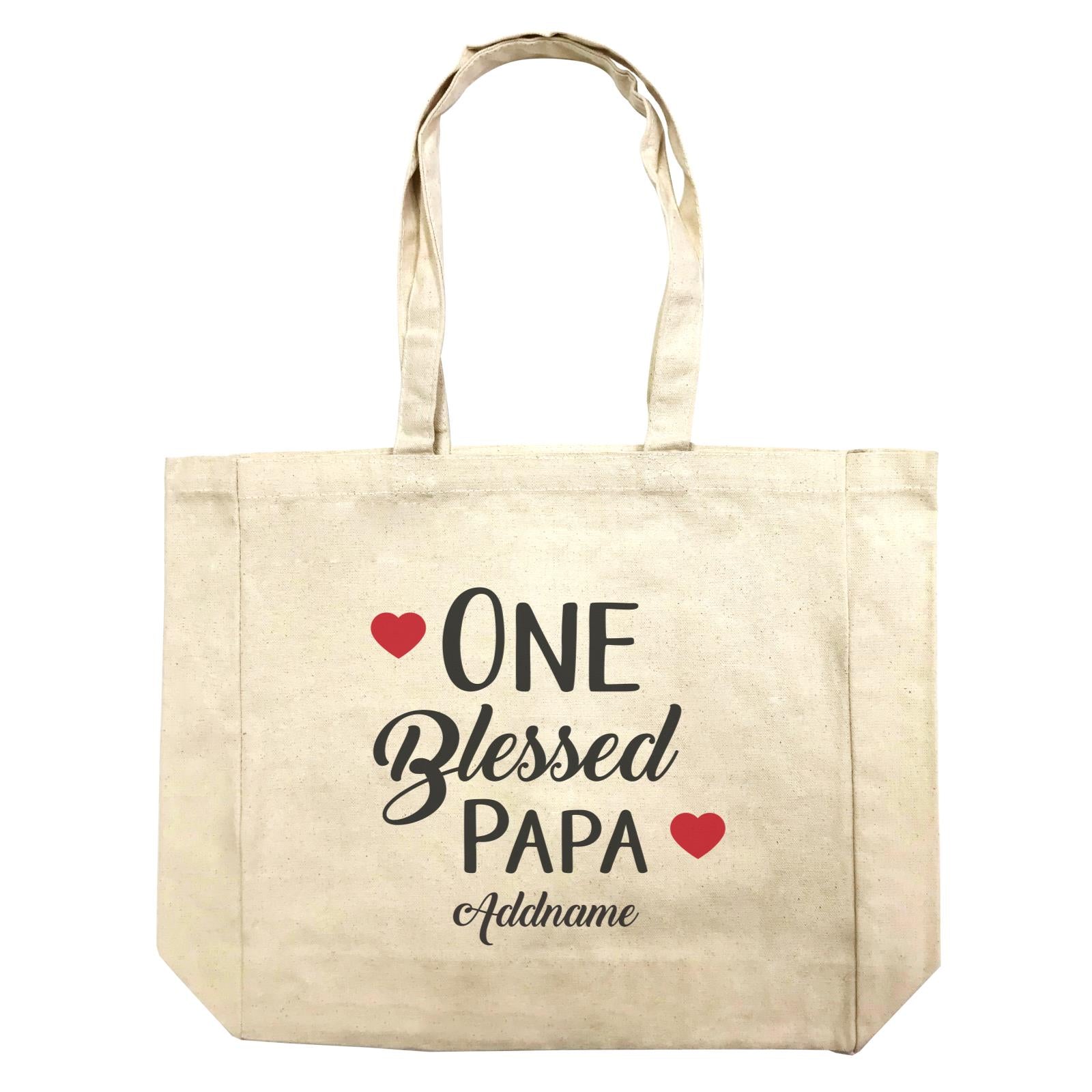 Christian Series One Blessed Papa Addname Shopping Bag