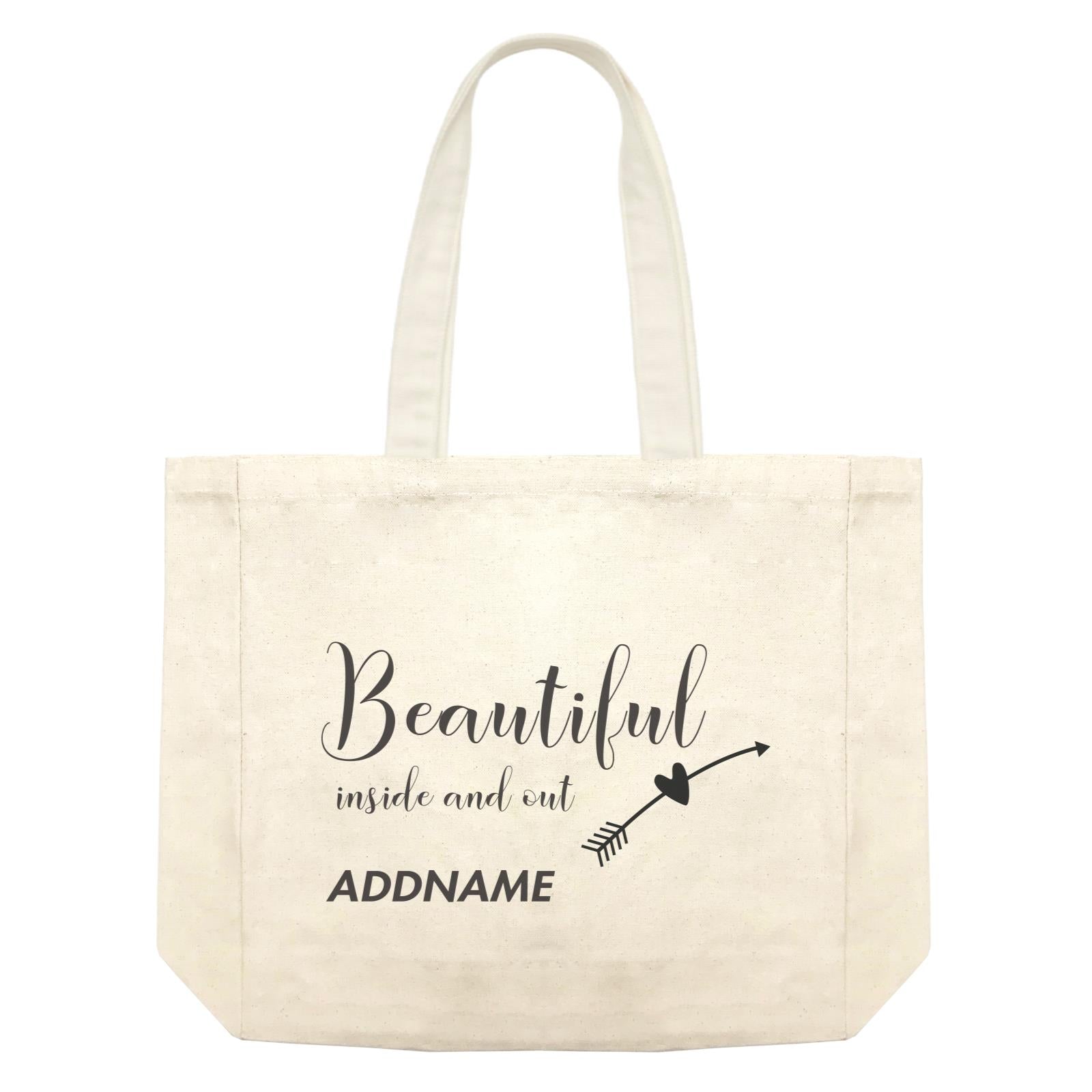 Make Up Quotes Beautiful Inside And Out Addname Shopping Bag