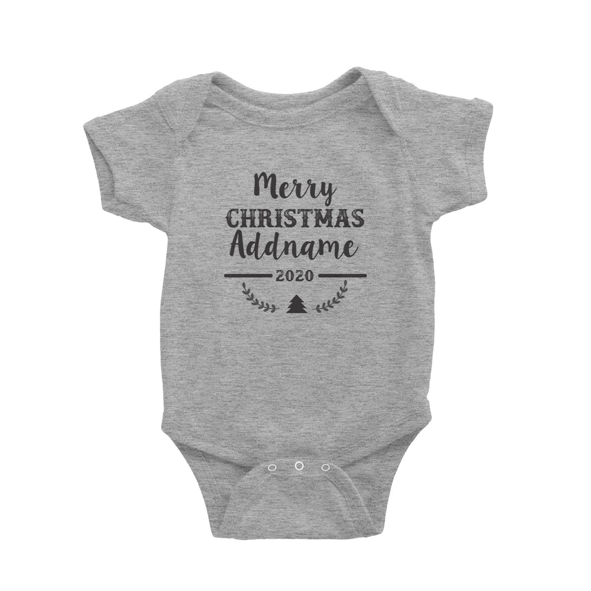 Christmas Series Merry Christmas Year 2020 Baby Romper