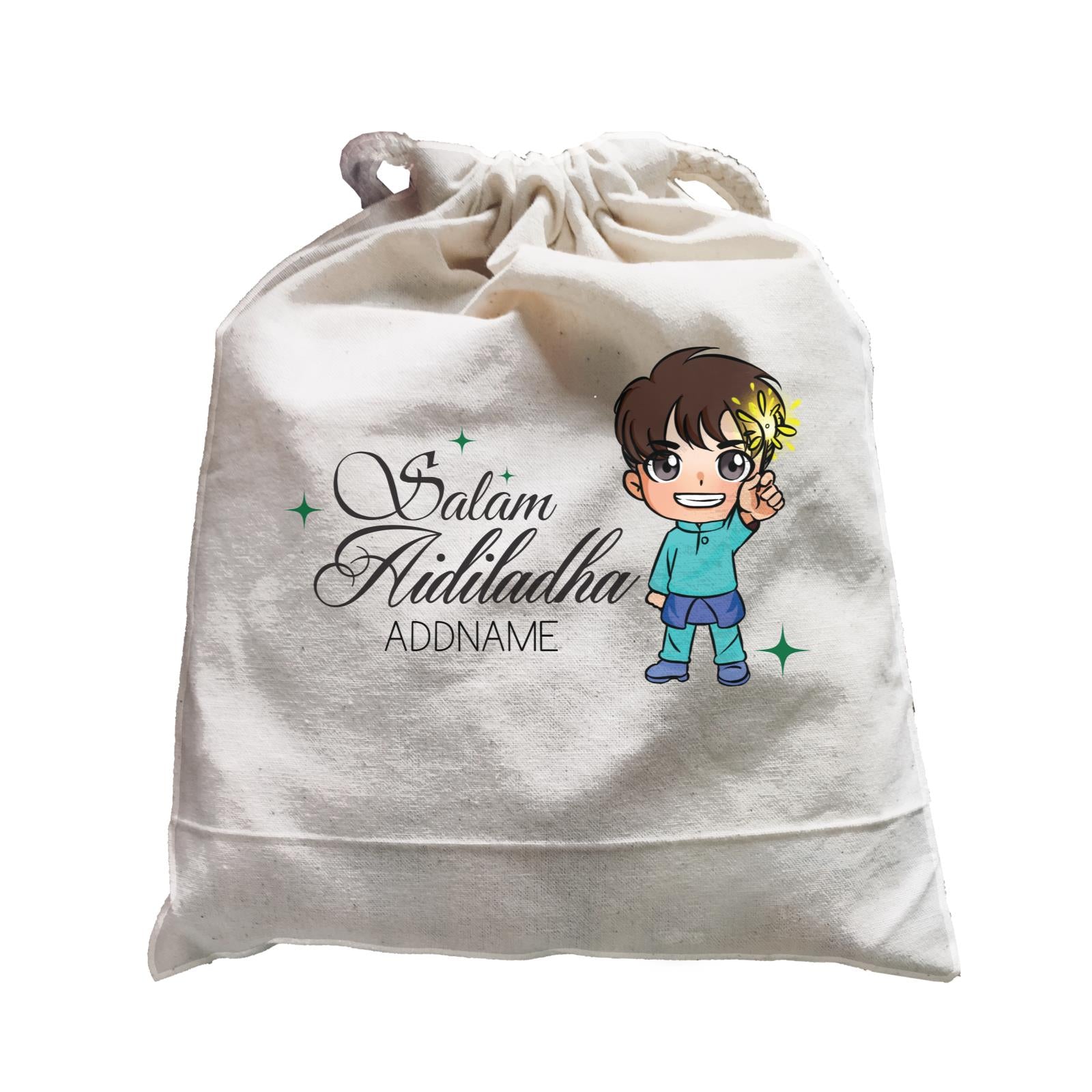 Raya Chibi Wishes Little Boy Addname Wishes Salam Aidiladha Addname Satchel