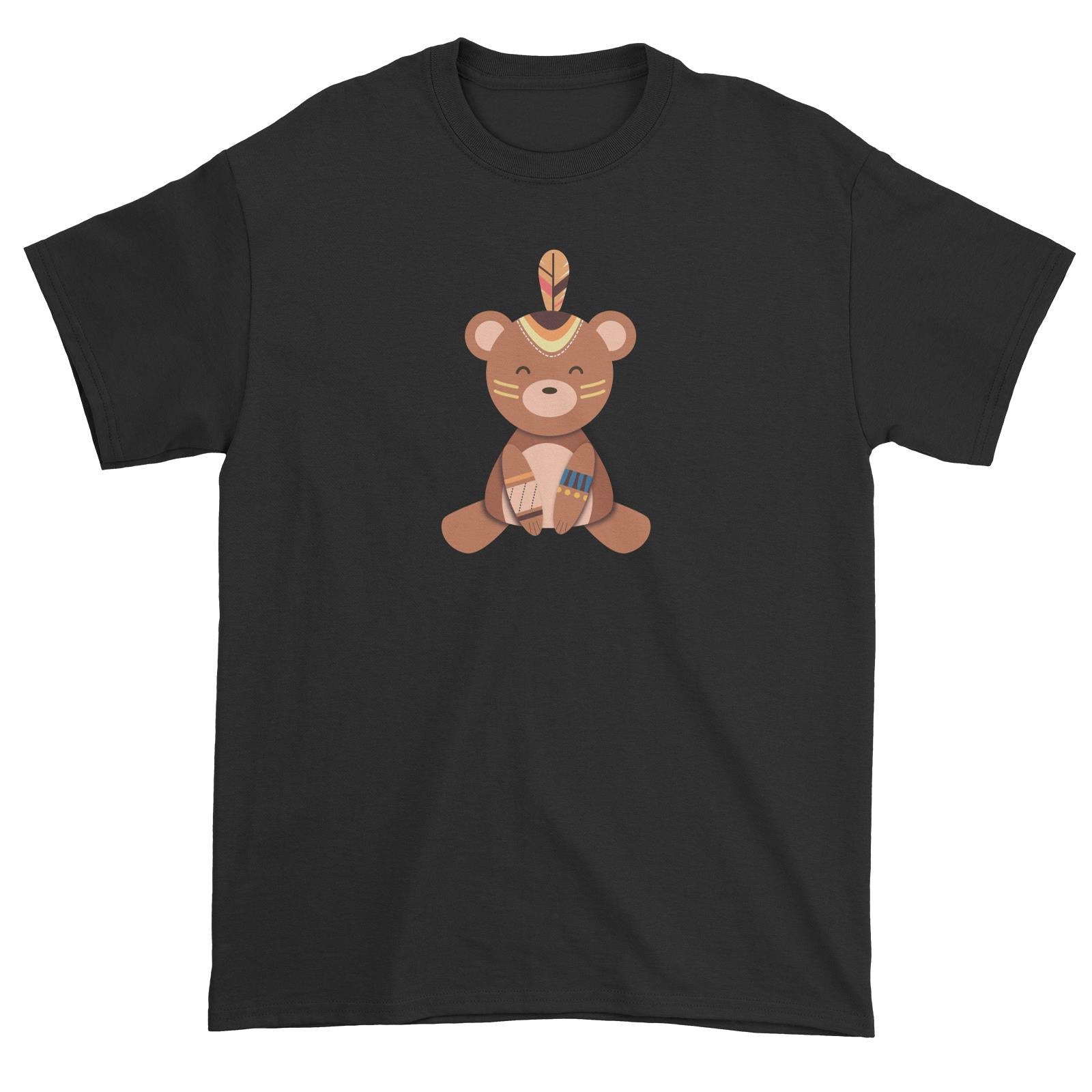 Animal Tribal Bear Addname Unisex T-Shirt