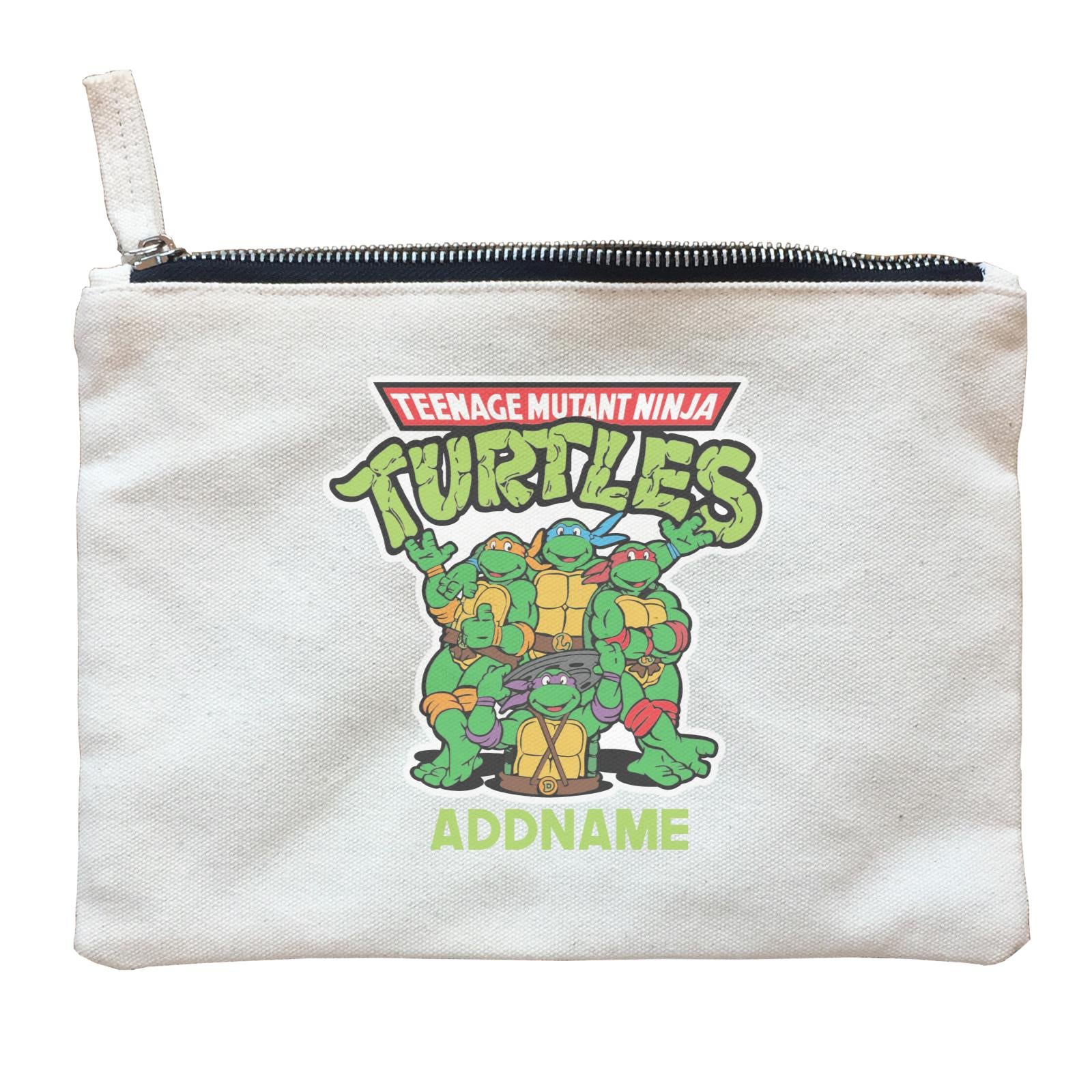 Ninja Turtles Theme Addname Zipper Pouch