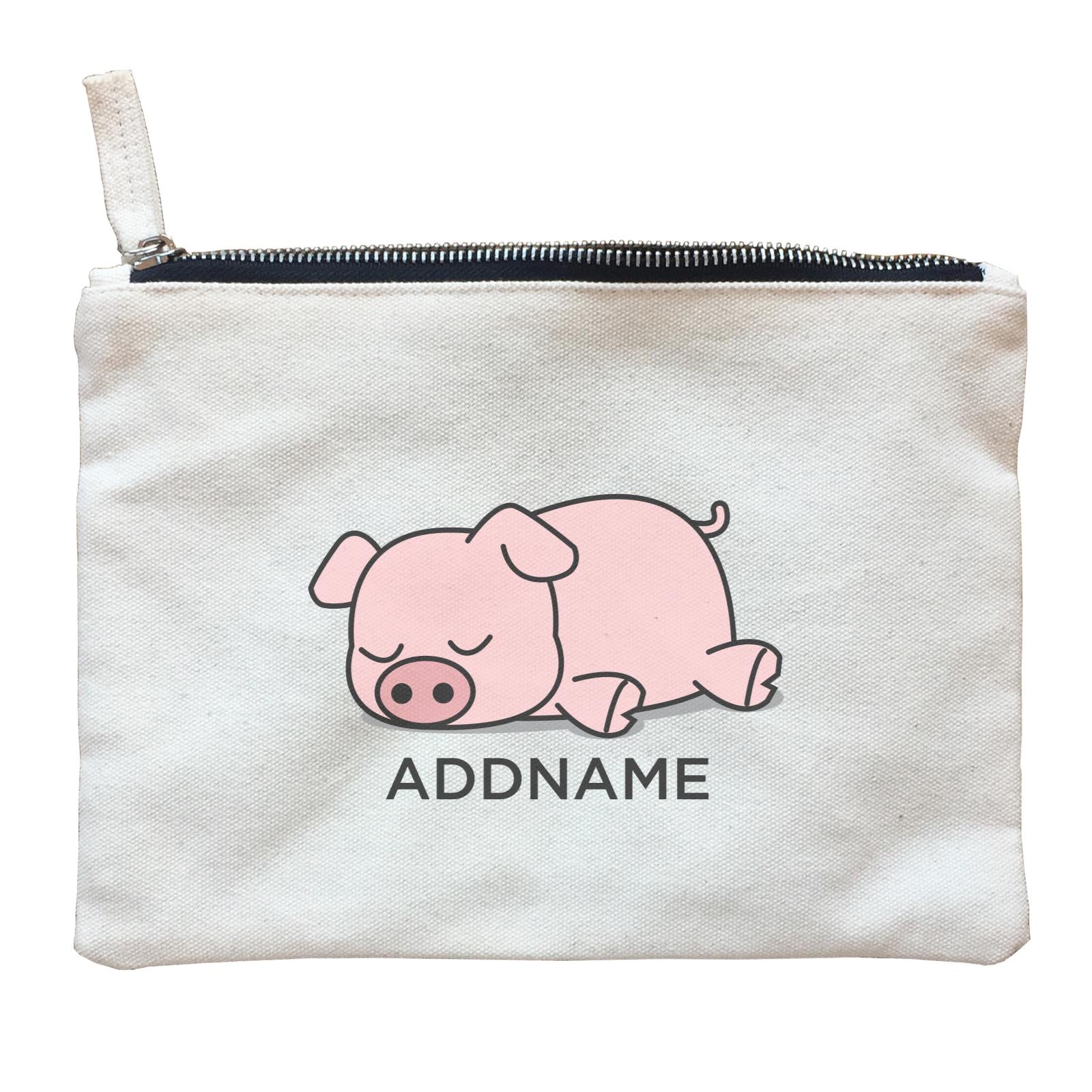 Lazy Pig Addname Zipper Pouch