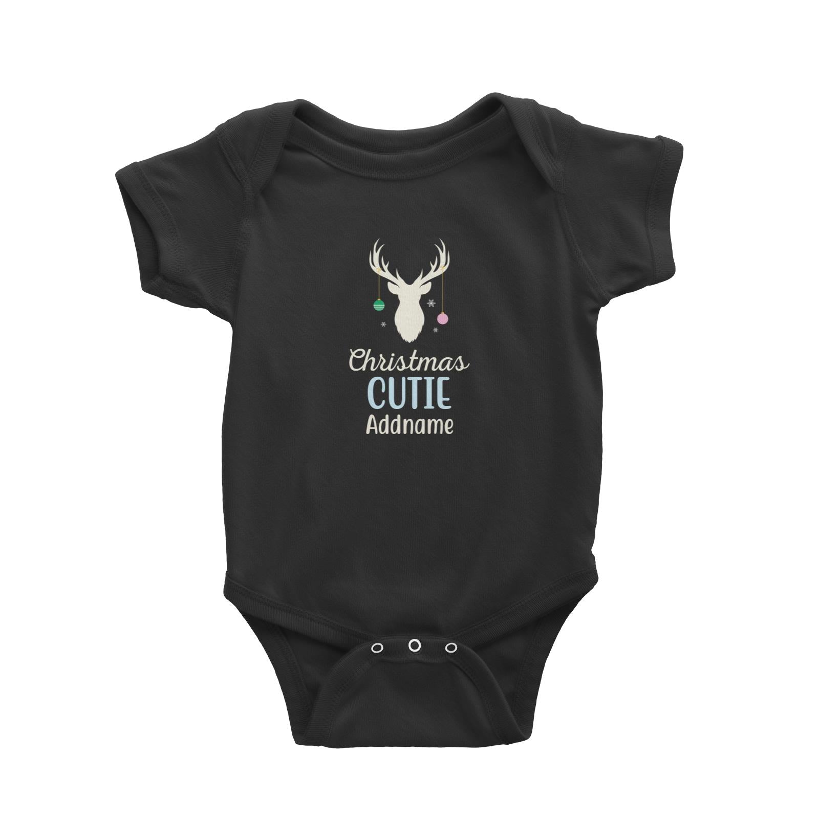 Christmas Series Silhouette Baubbles Christmas Cutie Baby Romper