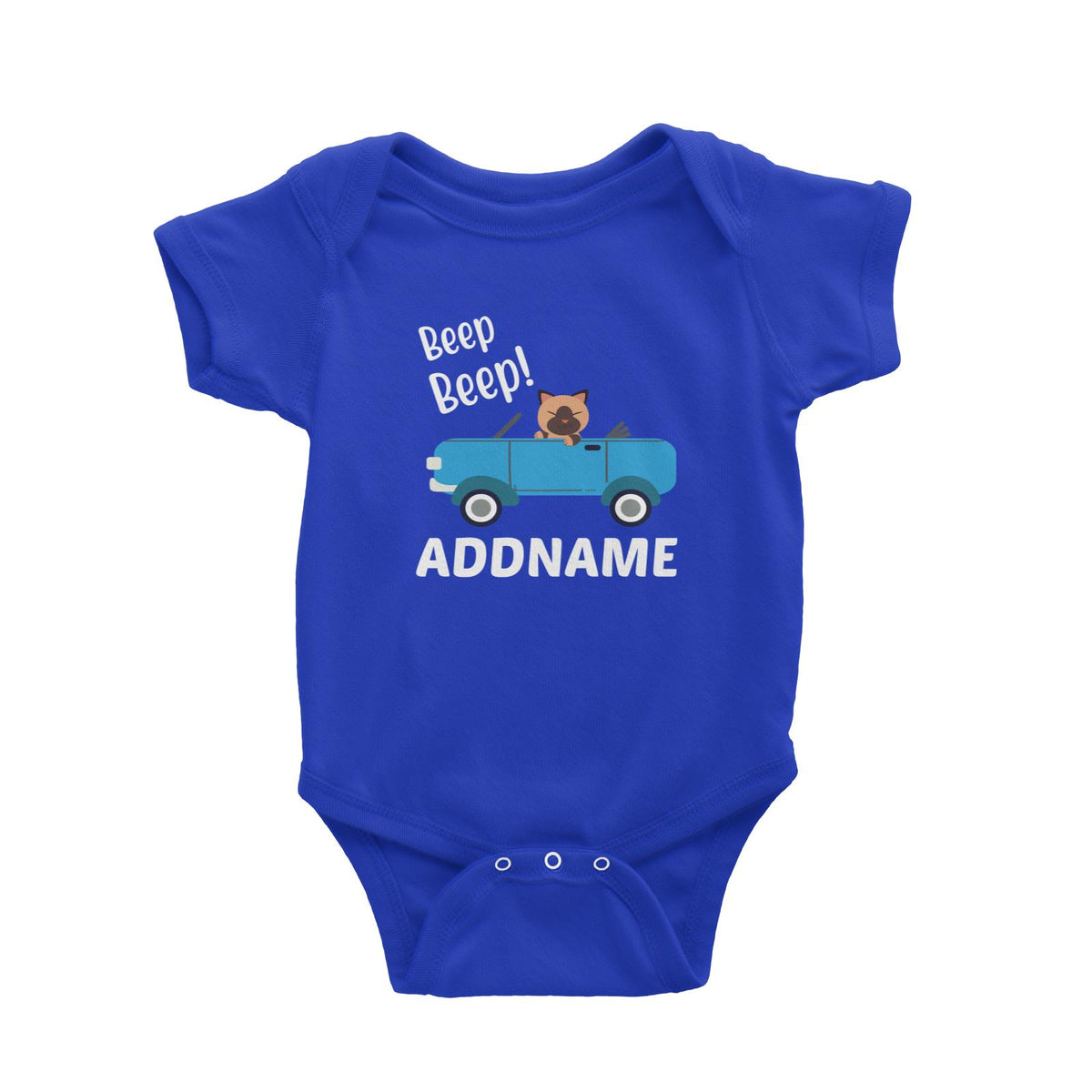 Beep Beep Addname Baby Romper