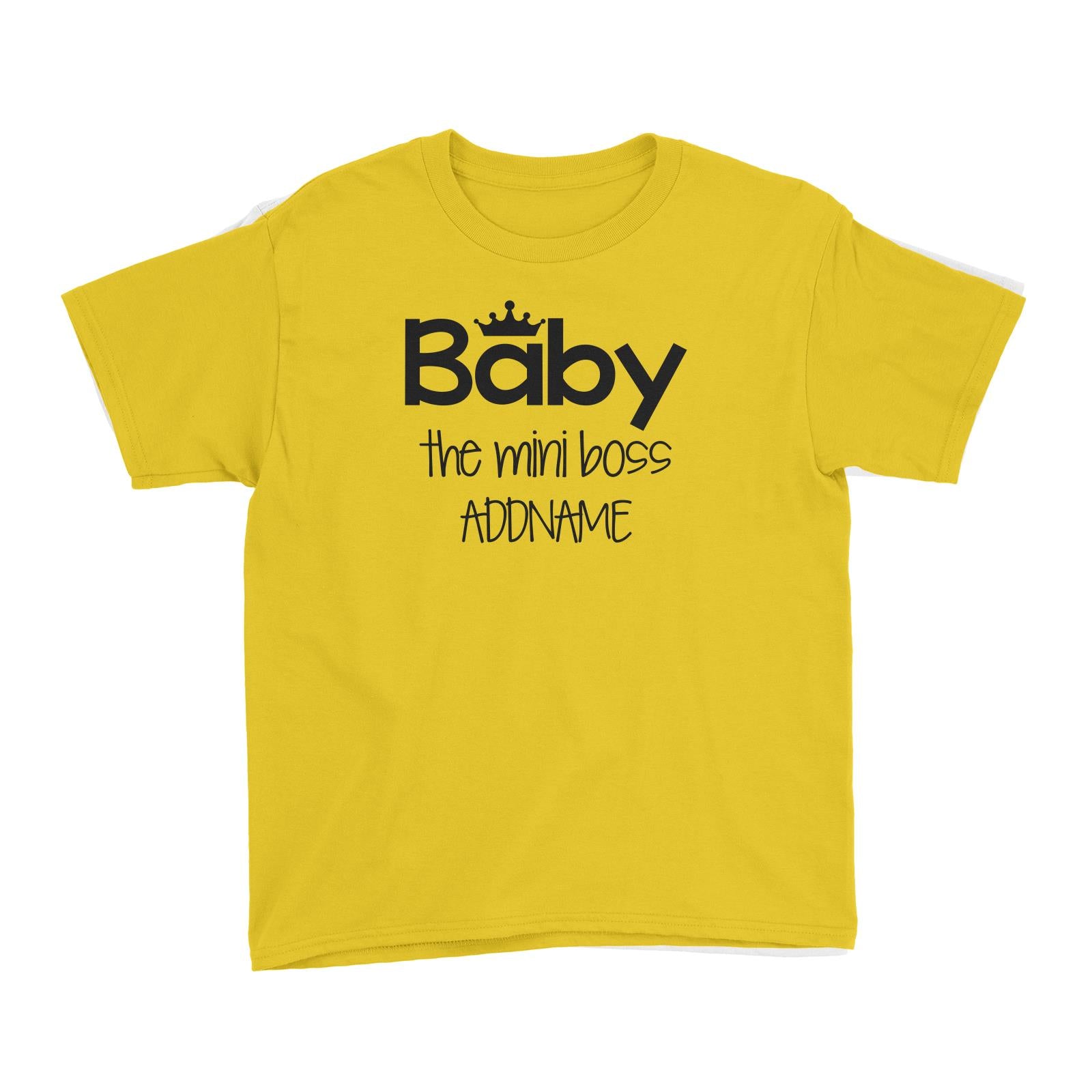 Baby with Crown The Mini Boss Kid's T-Shirt