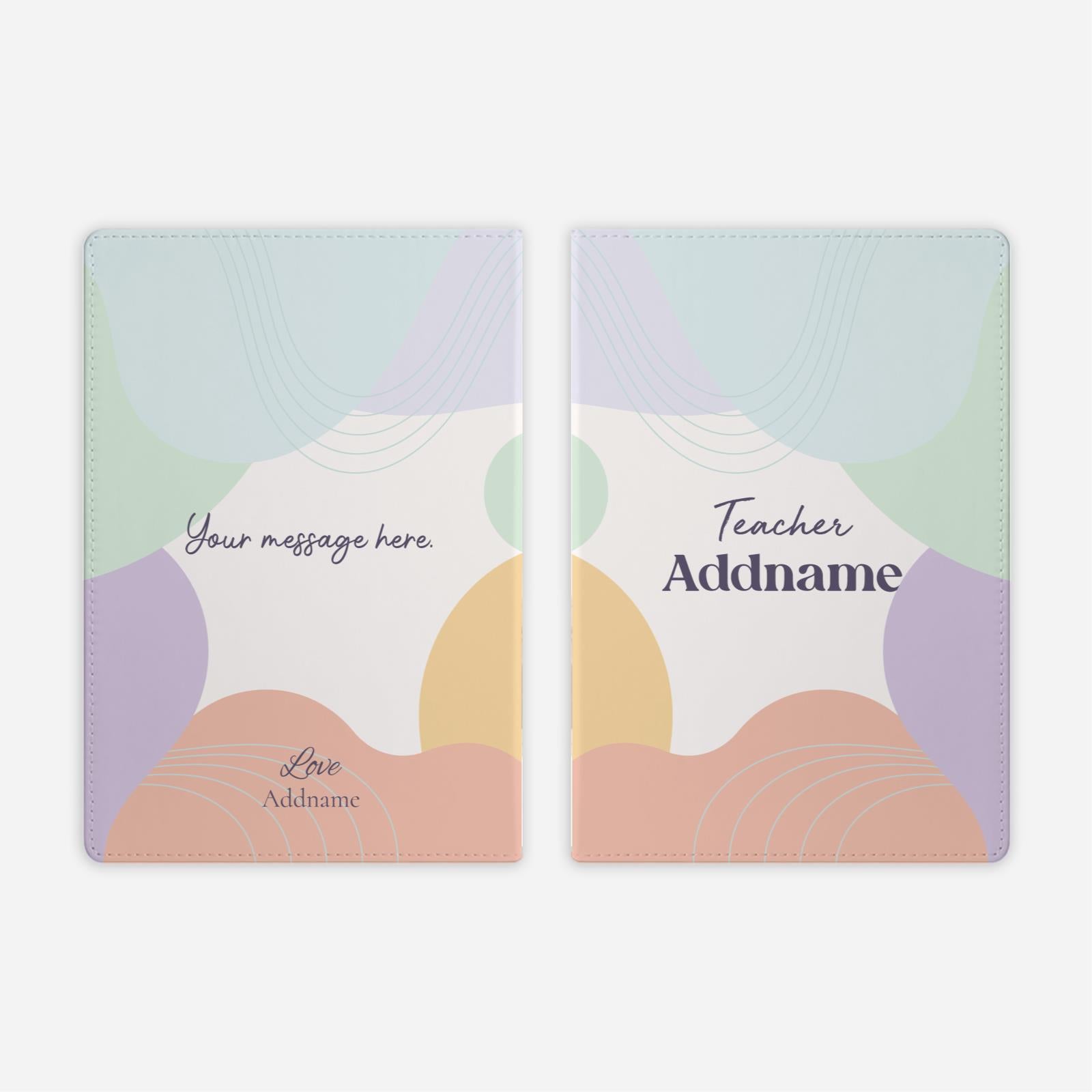 Teacher's Day - Pastel Melody Full Print Notebook