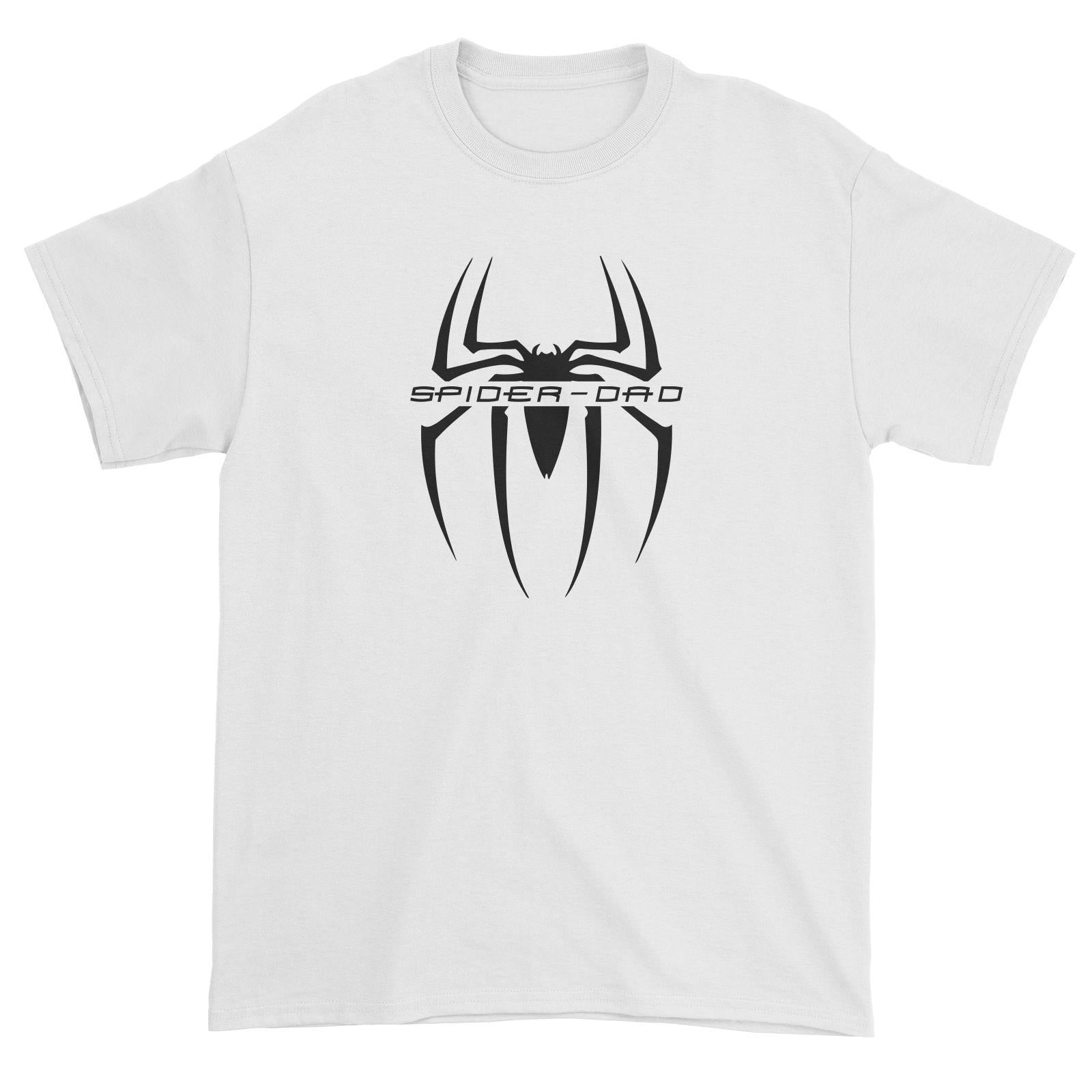 Superhero Spider Dad Unisex T-Shirt  Matching Family
