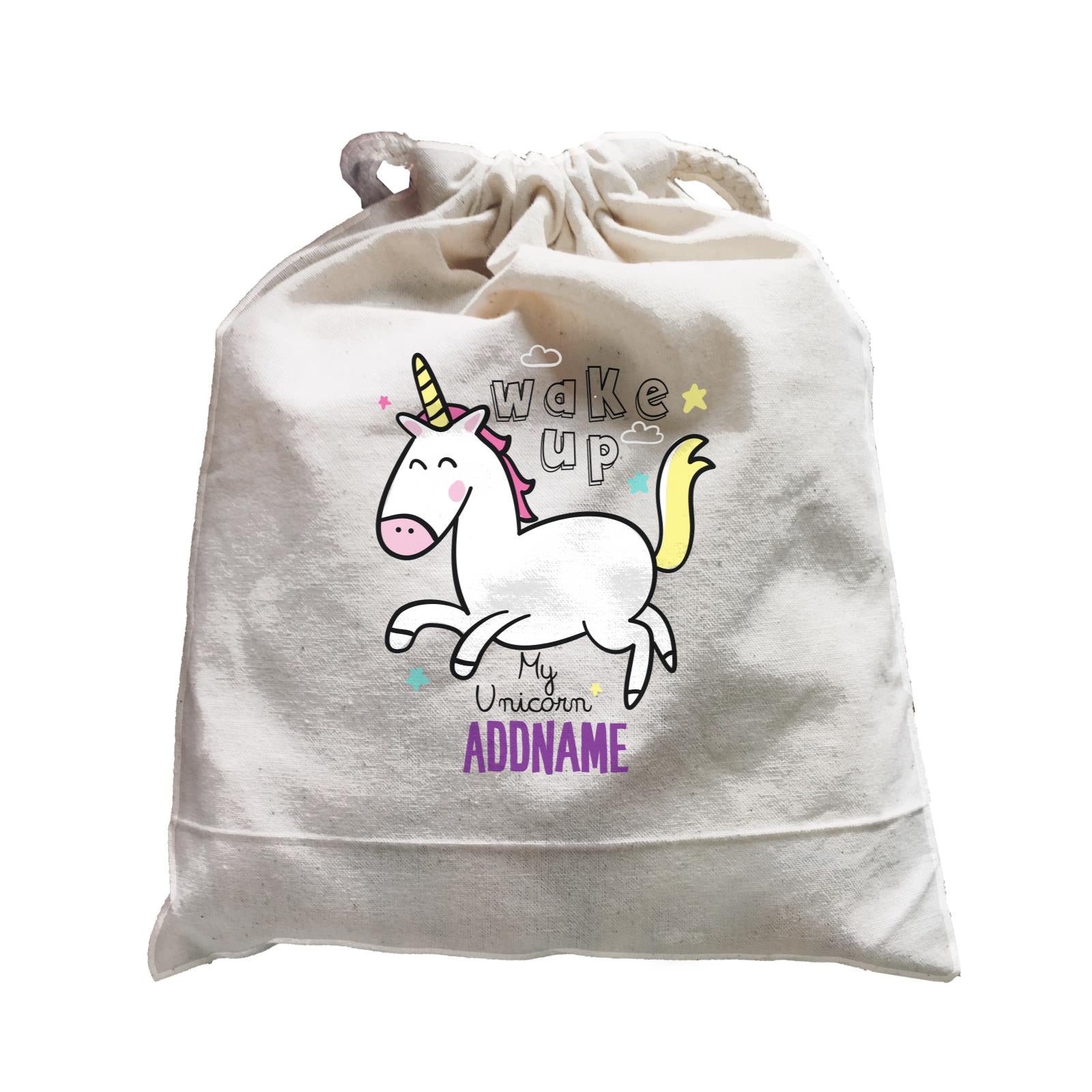 Cool Vibrant Series Wake Up My Unicorn Addname Satchel
