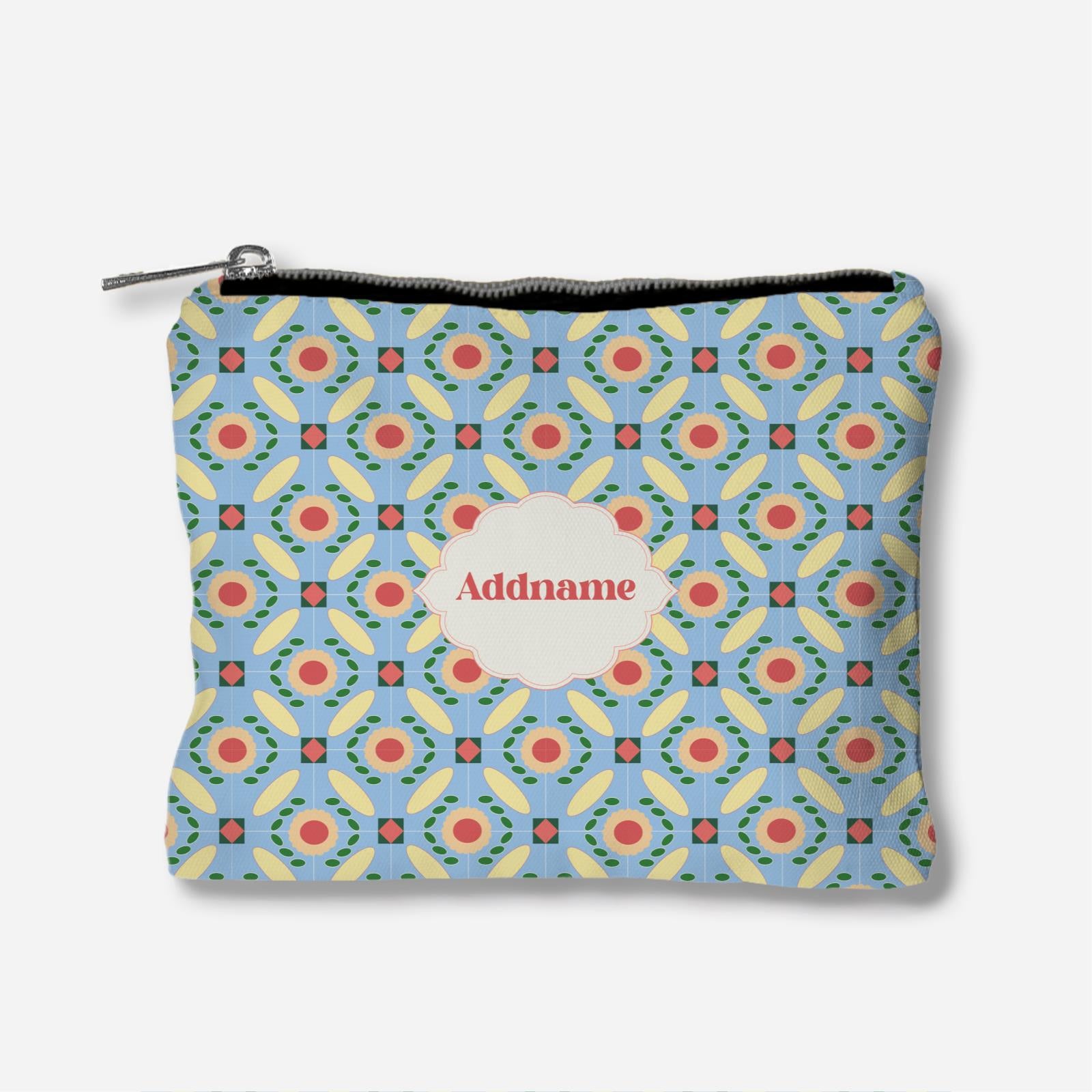 Juadah Series Full Print Zipper Pouch - Tart Nenas