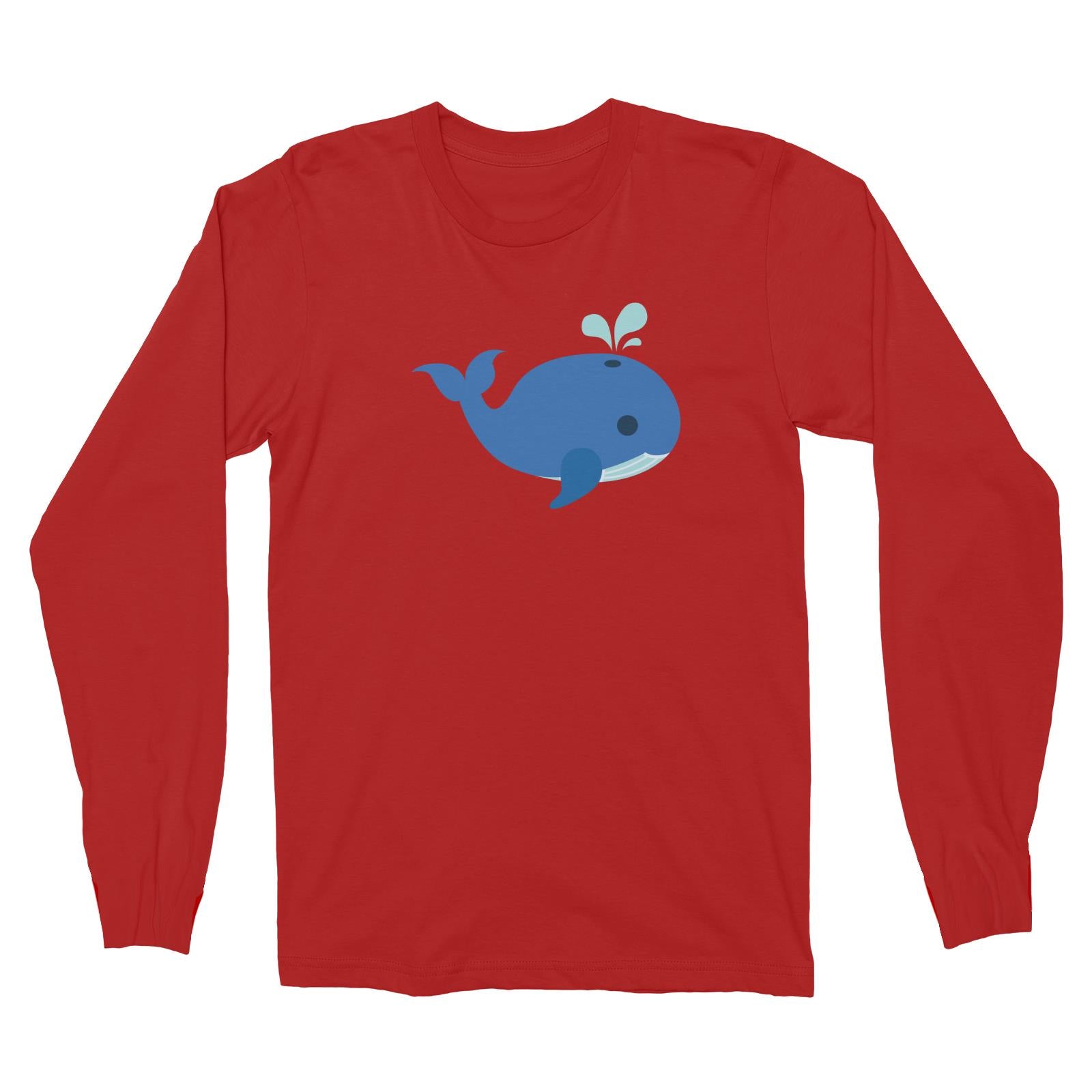 Sailor Whale Long Sleeve Unisex T-Shirt  Matching Family
