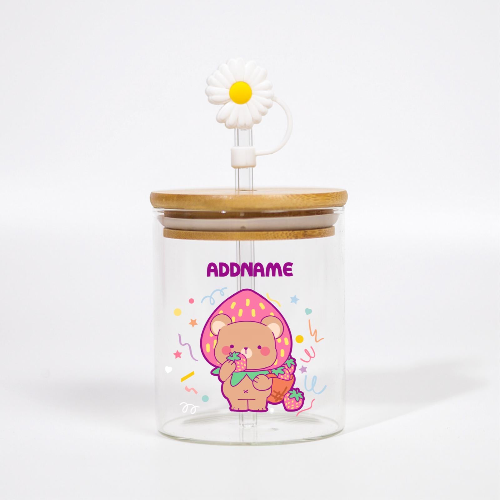 Cutesy Series Canicup - Bear With Strawberry