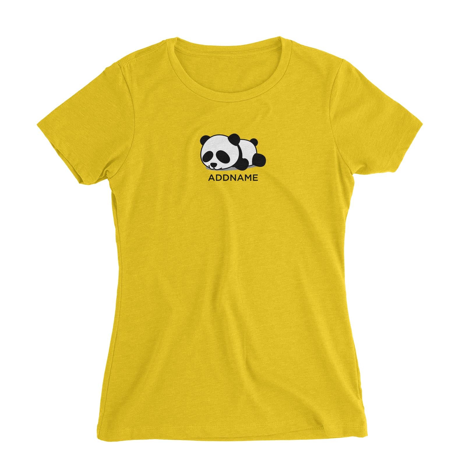 Lazy Panda Addname Women's Slim Fit T-Shirt