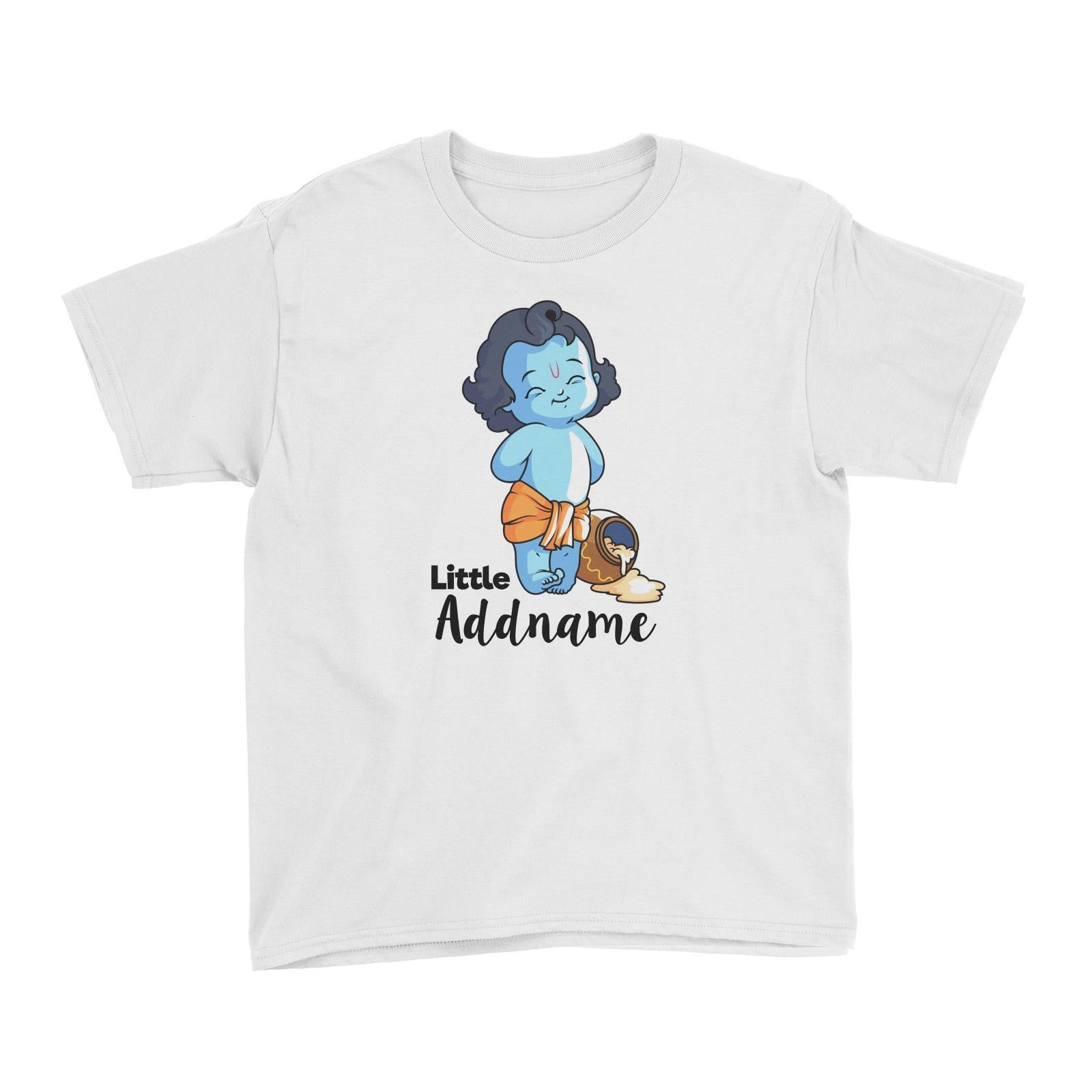 Cute Krishna Standing Little Addname Kid's T-Shirt