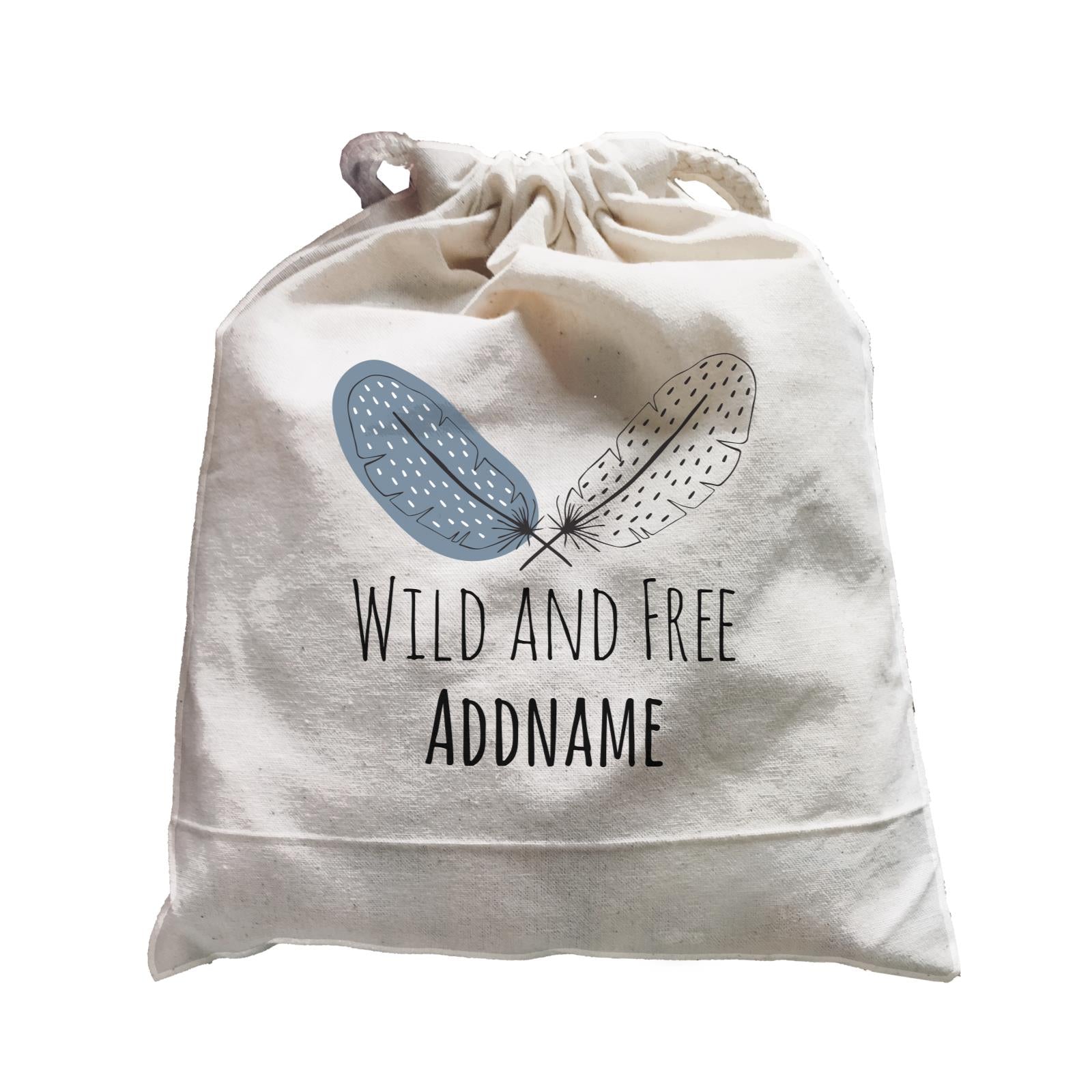 Drawn Newborn Element Wild and Free Addname Satchel