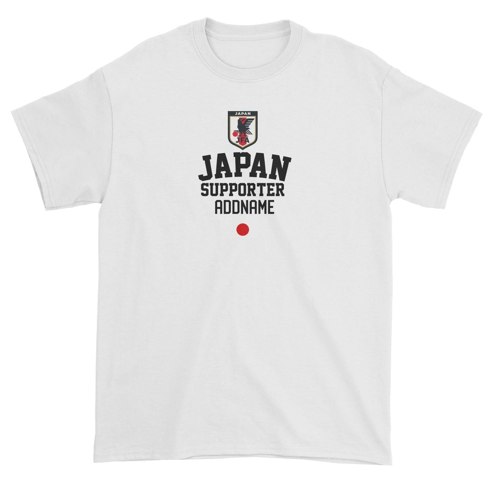 Japan Supporter World Cup Addname Unisex T-Shirt