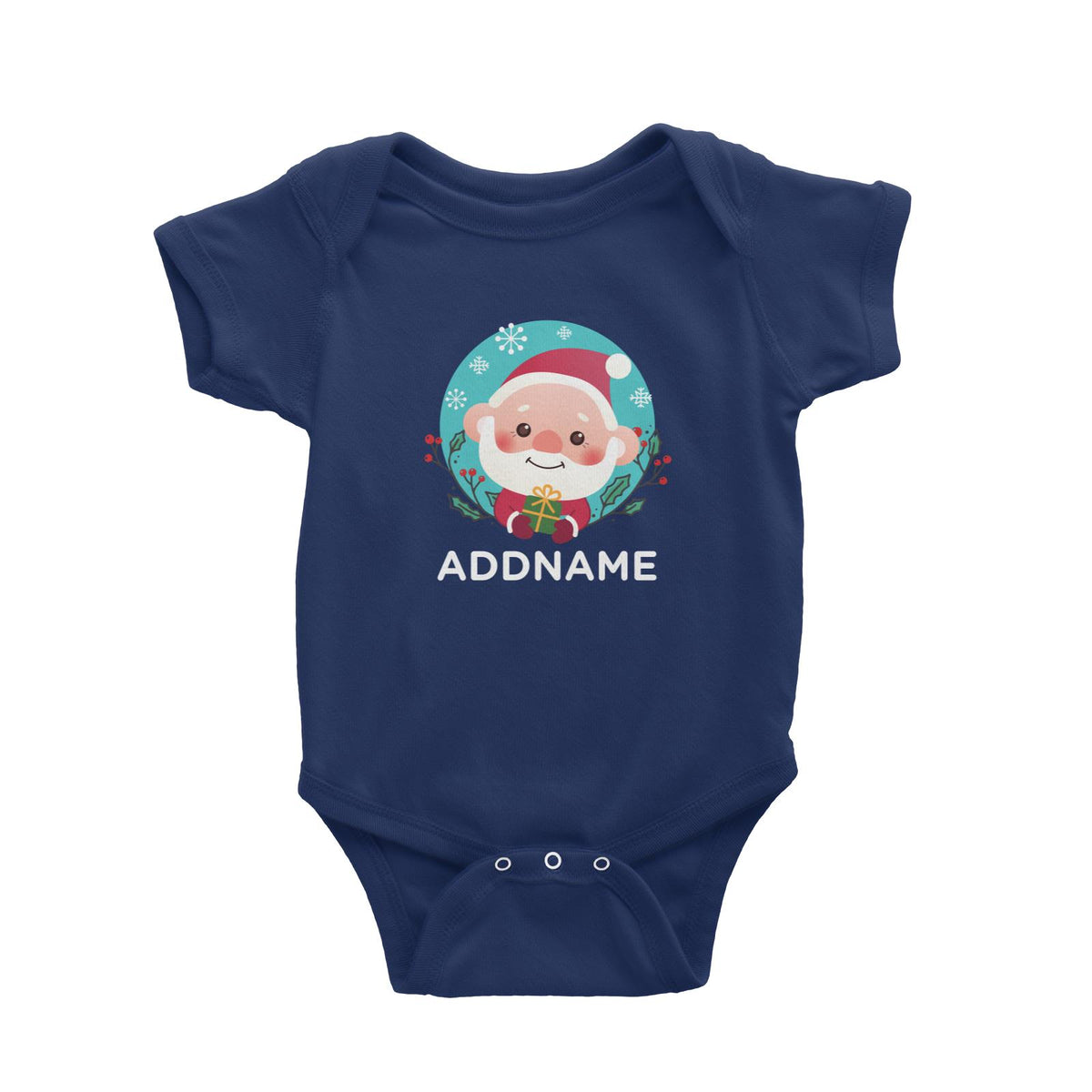 Christmas Cute Animal Series Cute Santa Baby Romper