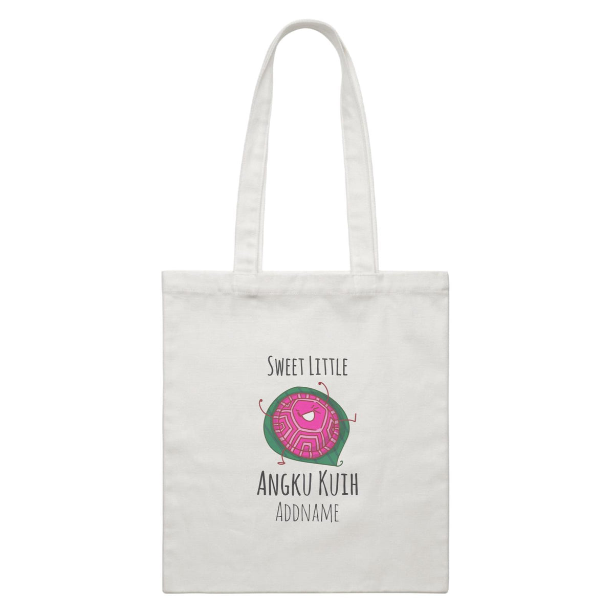 Raya Kuih Sweet 1 Sweet Little Angku Kuih Addname White Canvas Bag