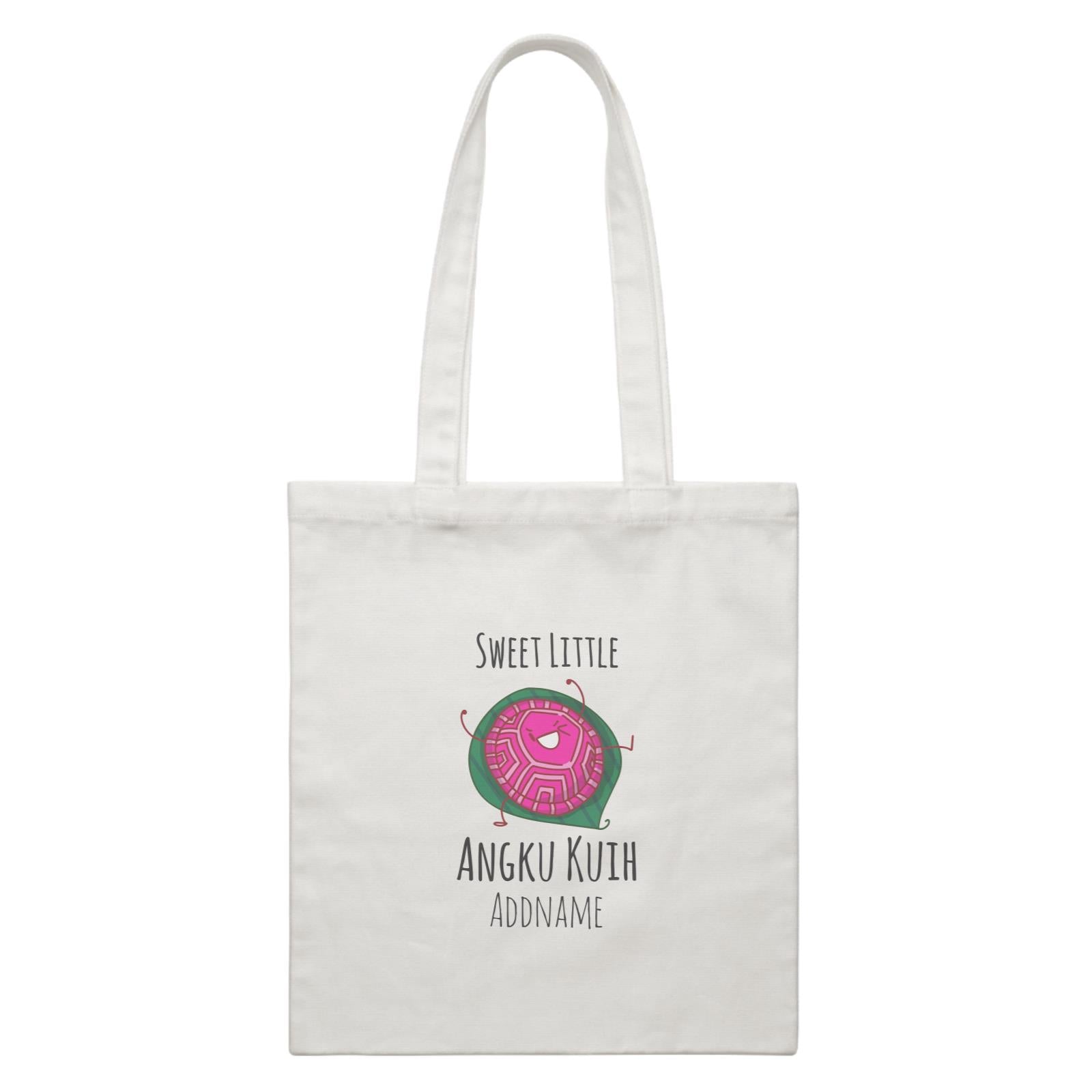 Raya Kuih Sweet 1 Sweet Little Angku Kuih Addname White Canvas Bag