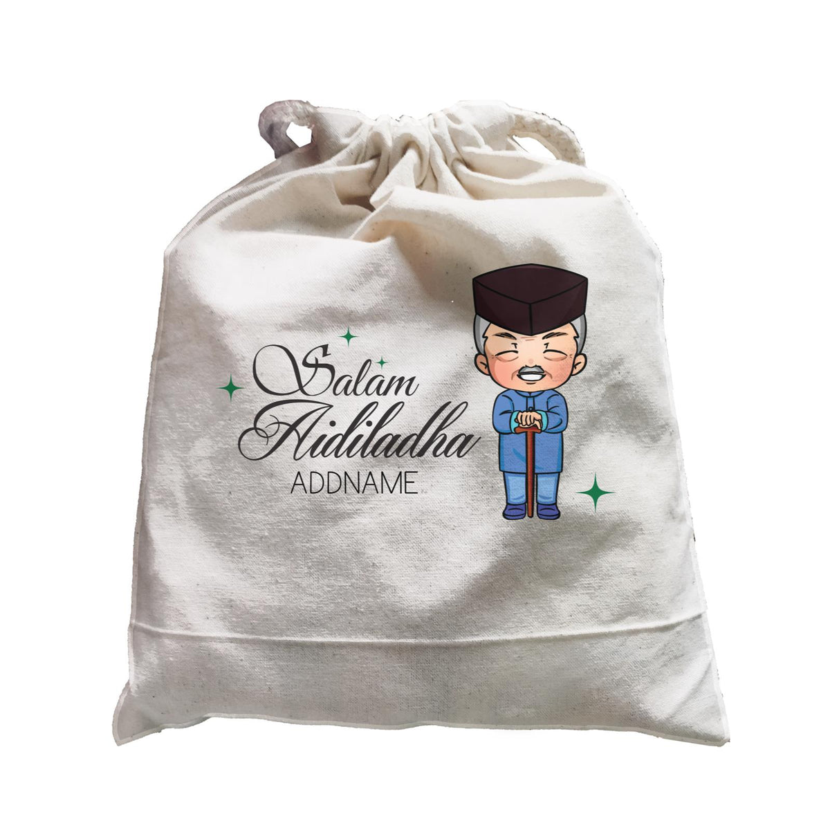 Raya Chibi Wishes Grandpa Addname Wishes Salam Aidiladha Addname Satchel
