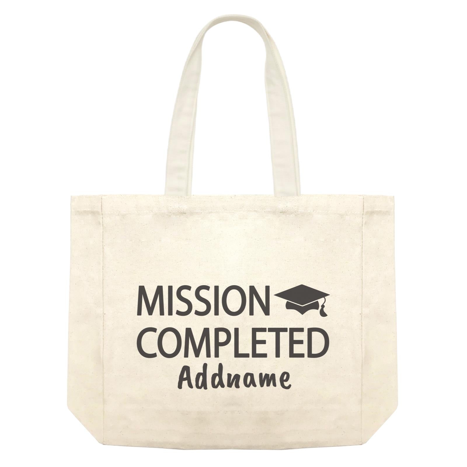 Graduation Series Mission Completed Shopping Bag